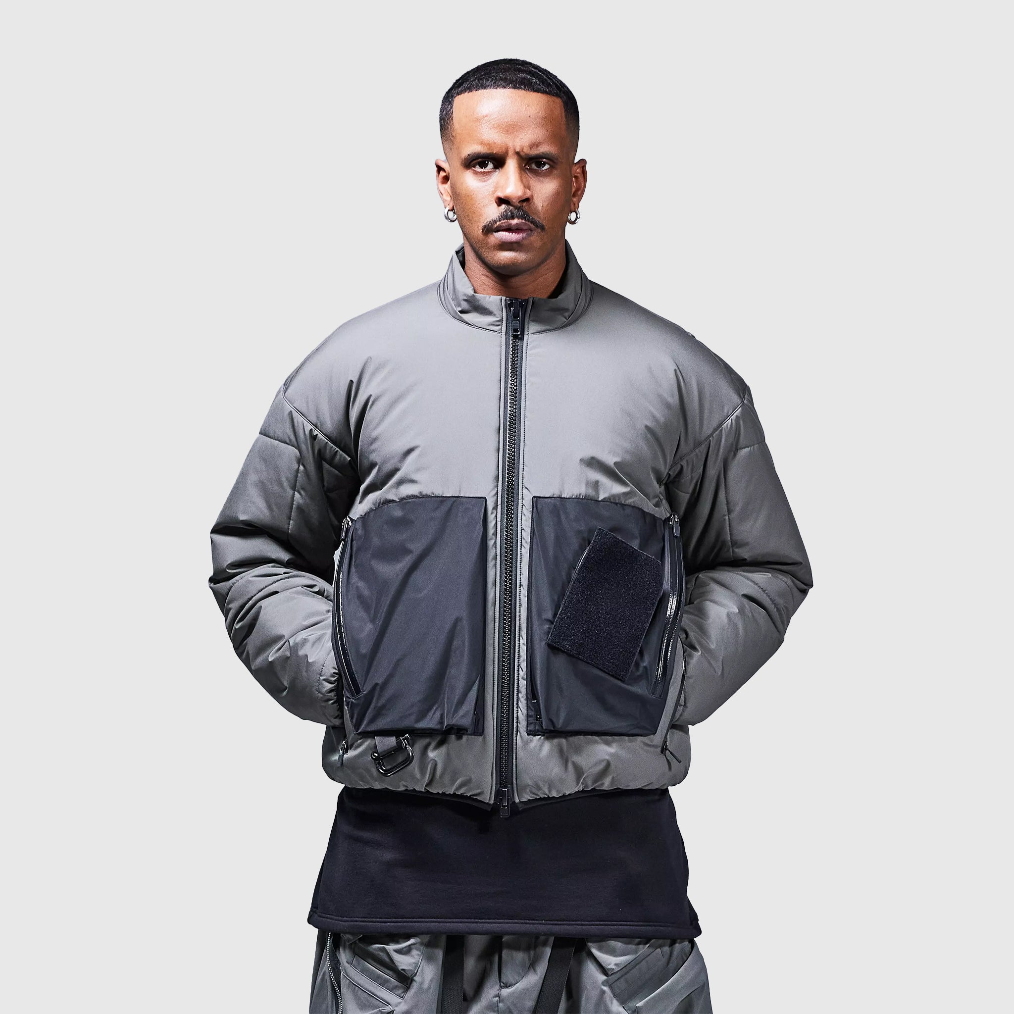 J91A WS WINDSTOPPER® PRIMALOFT® Modular Jacket - Lightweight Insulated Windproof Winter Coat for Outdoor Hiking & Skiing
