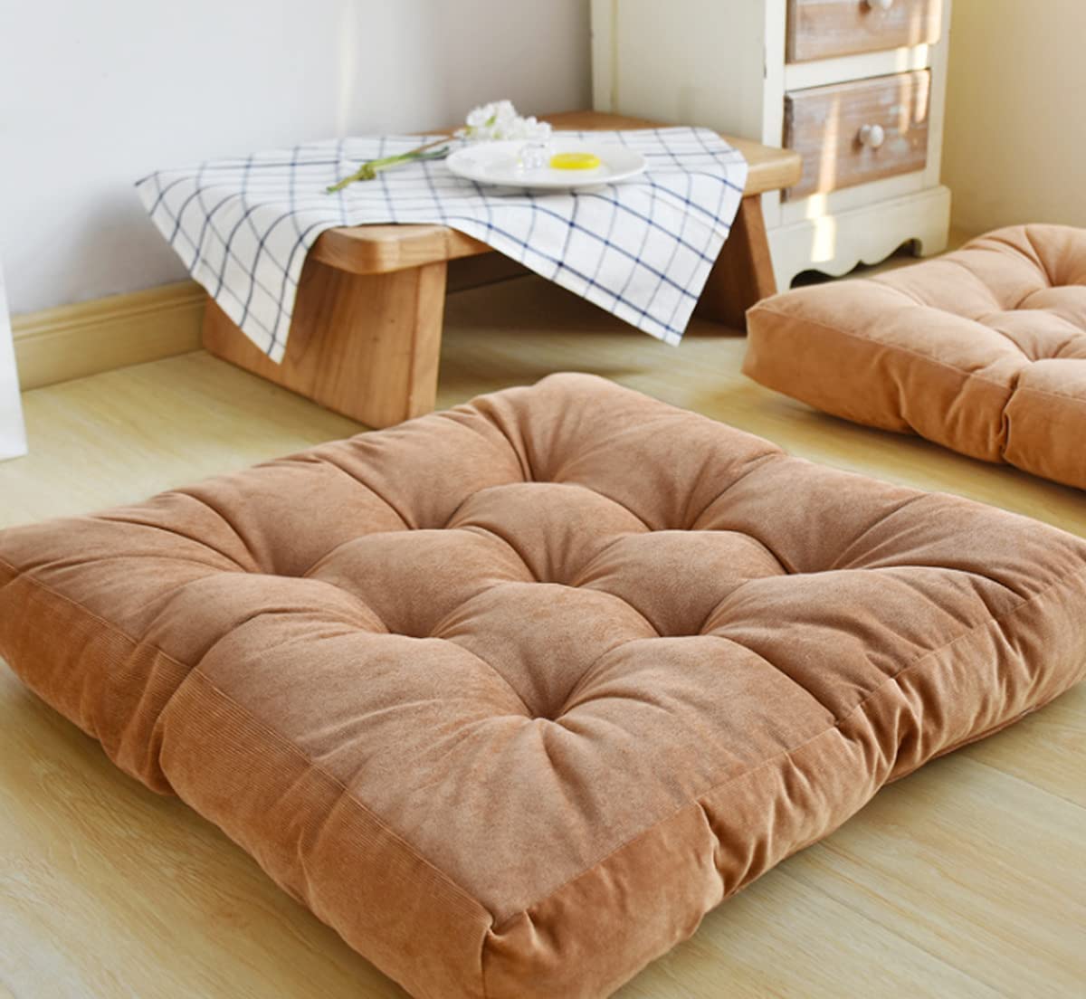 Thick Square Floor Pillow - 22x22x4