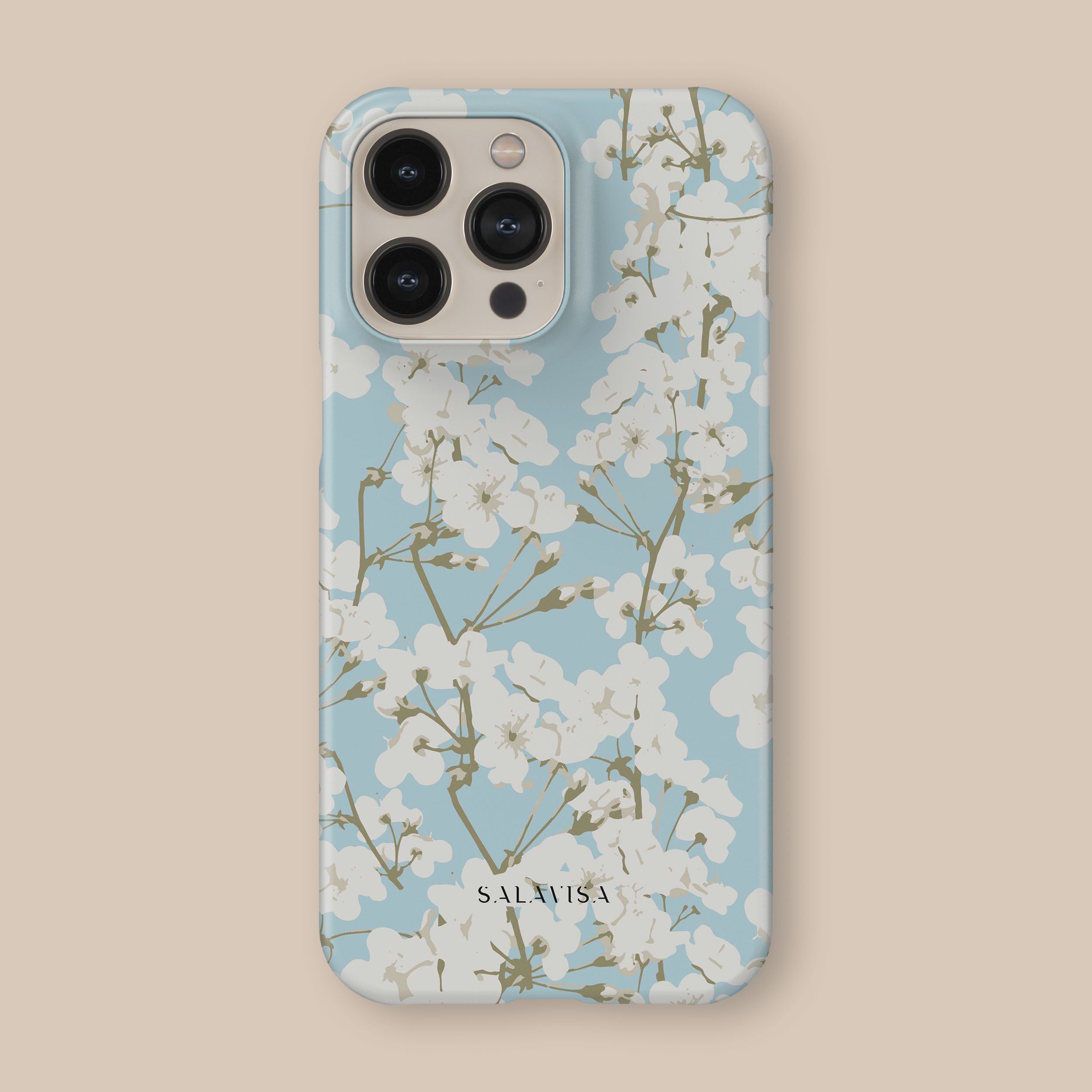 Spring Apple Flower Phone Case - Cute Floral Design Protective Cover for iPhone 12/13/14/15 Pro Max - Perfect for Spring Outfits & Outdoor Picnics