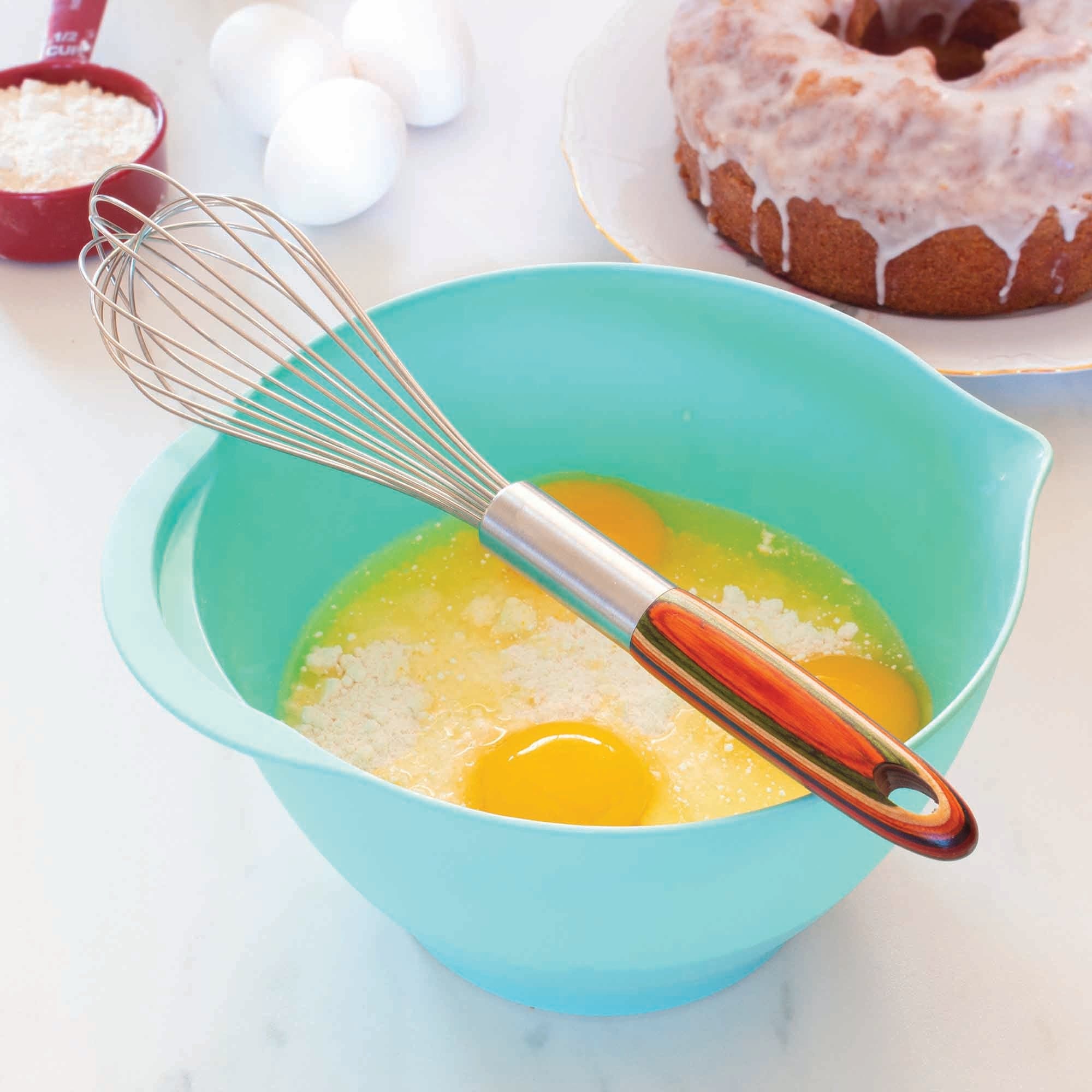 Baltique® Marrakesh Collection Balloon Whisk - 11 Inch Stainless Steel Kitchen Whisk for Baking, Mixing & Whipping - Perfect for Cakes, Eggs, Sauces & Creams