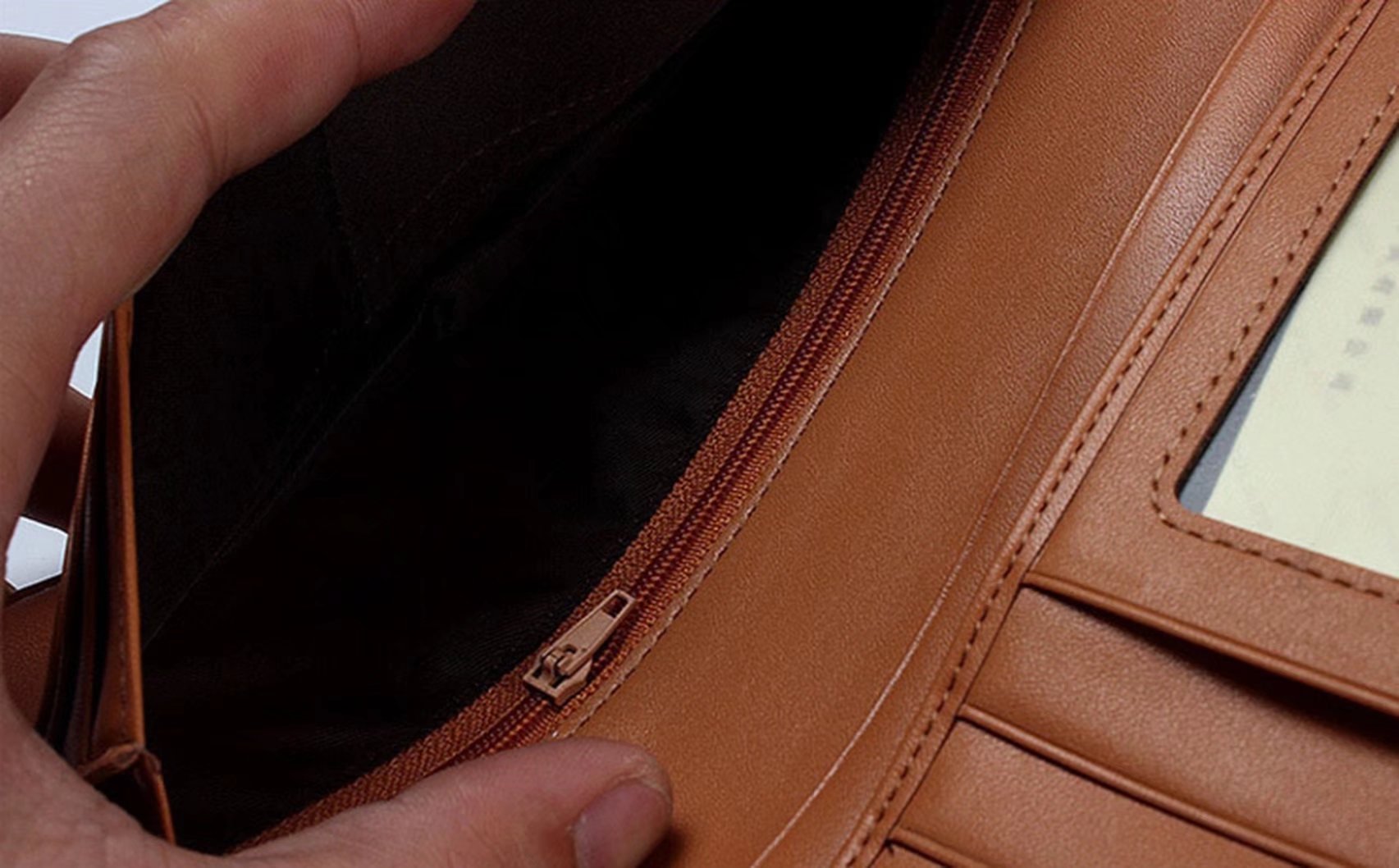 Slim Leather Bifold Wallet for Men - RFID Blocking Credit Card Holder & ID Organizer with Checkbook Slot | Perfect for Travel, Business, and Everyday Use