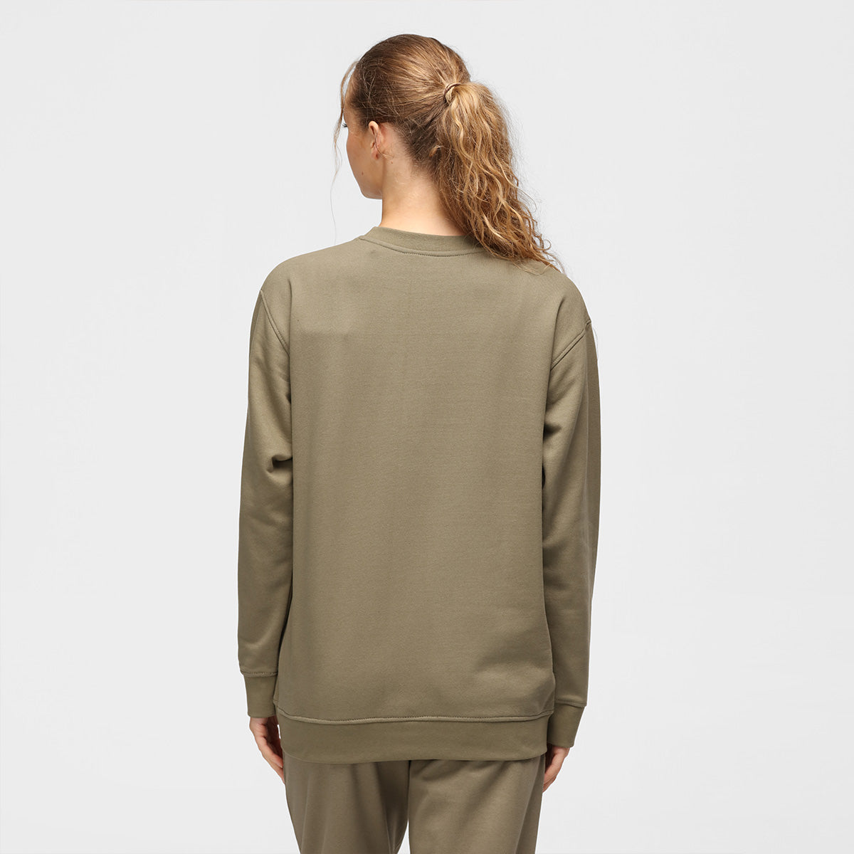 TKB Khaki Unisex Sweatshirt | Casual Pullover Hoodie for Men & Women | Perfect for Streetwear, Lounge & Outdoor Activities