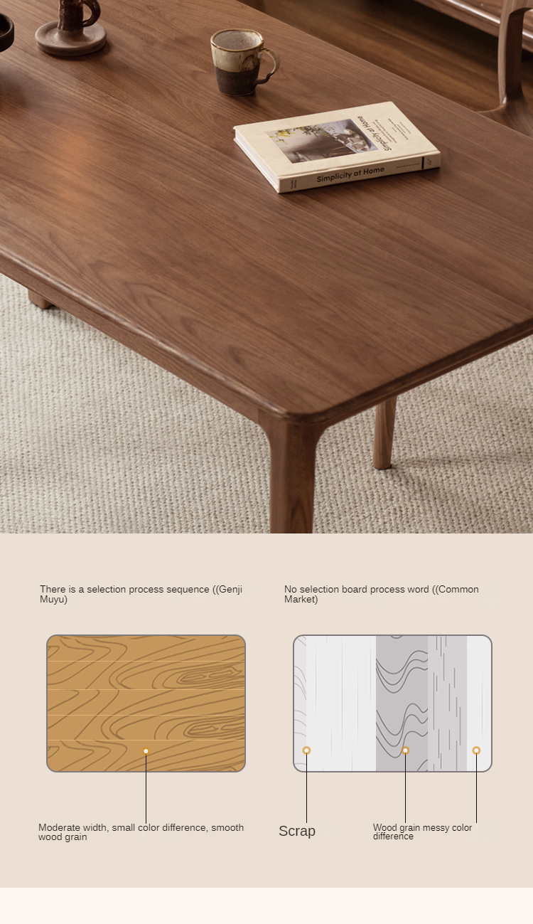Premium Black Walnut & Ash Solid Wood Dining Table - Handcrafted in North America | Rustic Farmhouse Style for Dining Room, Kitchen, or Open Concept Living Space