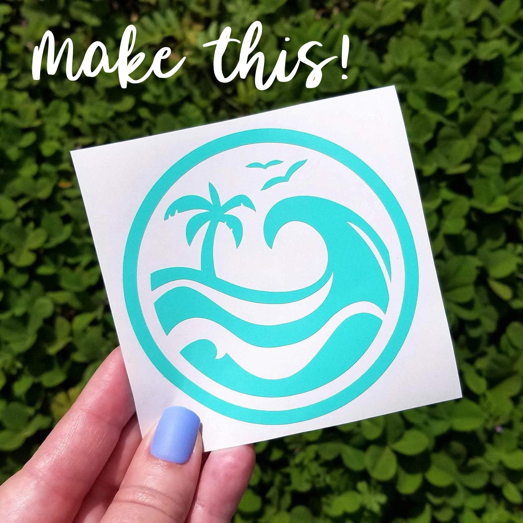 Tiffany Blue Removable Vinyl Sheets for Cricut - 12x12 Teal Blue Adhesive Vinyl for Maker Joy, Nursery Wall Stickers, Kids Room Decals & Temporary Wall Art - Matte Vinyl (5-Pack) - Perfect for DIY Crafts, Home Decor & Scrapbooking Projects