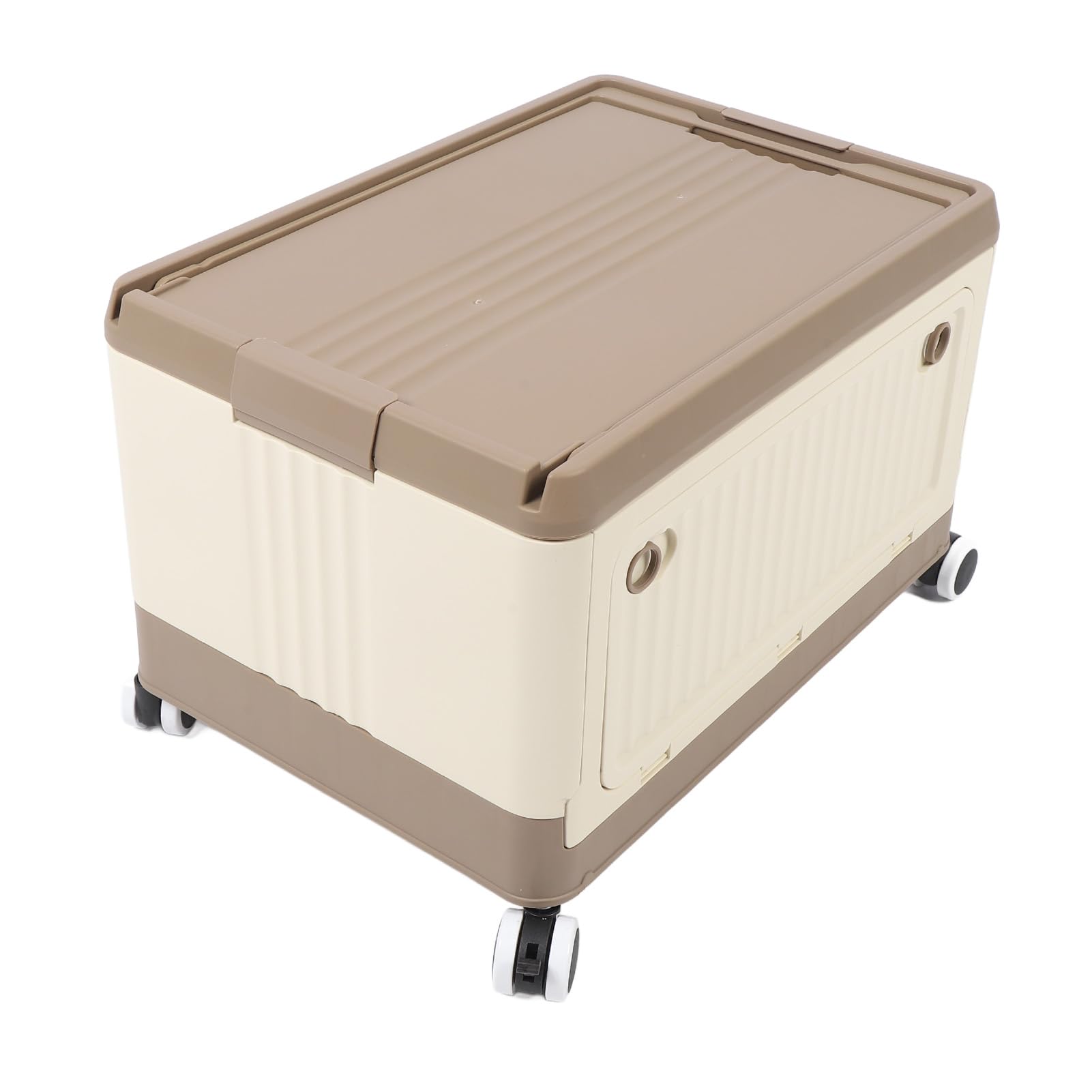 Stackable Plastic Storage Box with Lid - Large Organizer for Books, Toys, Office Supplies | Durable PP Utility Container for Home, Office & School Organization