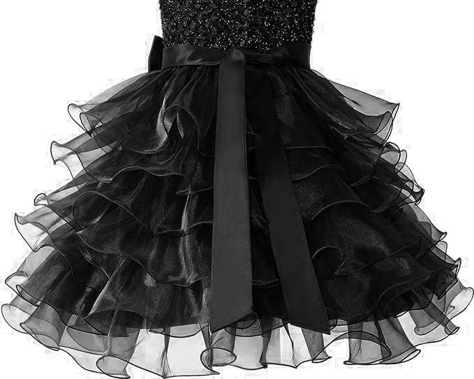 Jup'Elle Baby Girl Dresses - Elegant Ruffle Lace Pageant Party Dress for Weddings & Special Occasions | Perfect Flower Girl Dress for Birthday, Baptism & Photo Shoots
