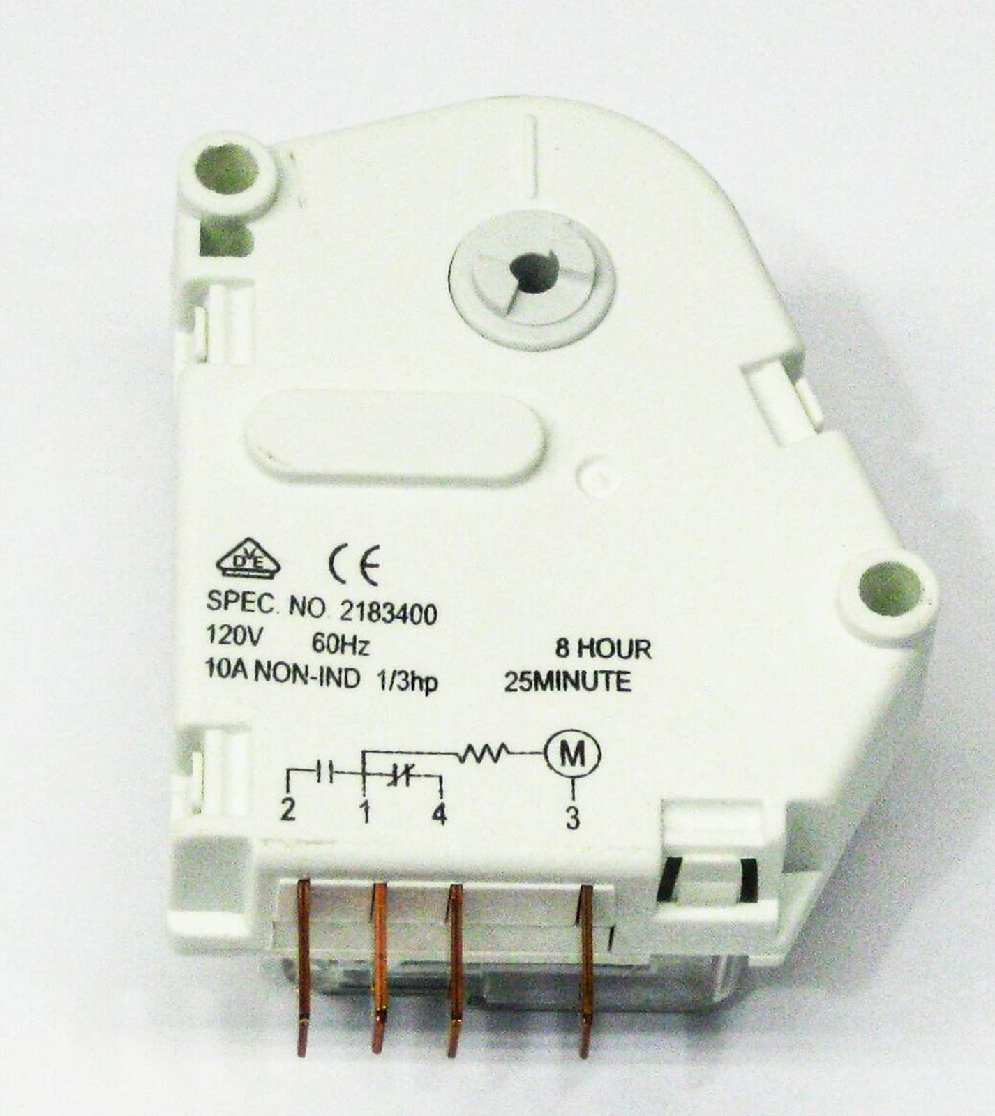 Whirlpool Refrigerator Defrost Timer Replacement AP6005994 PS11739056 2183400 - Compatible with Various Whirlpool Models for Efficient Refrigerator Maintenance