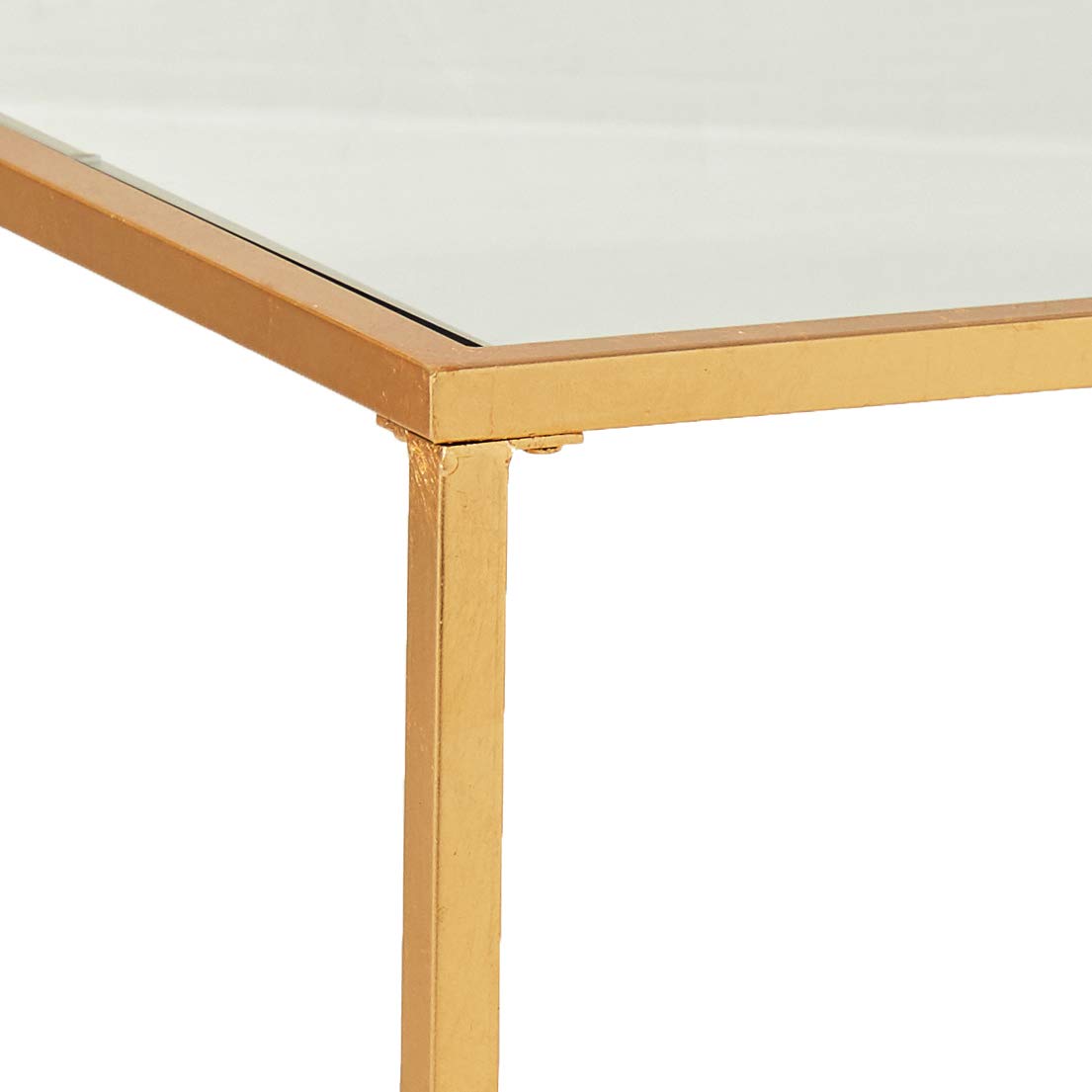 Safavieh Home Collection Antwan Gold Coffee Table - Modern Living Room Center Table for Home Decor & Entertaining