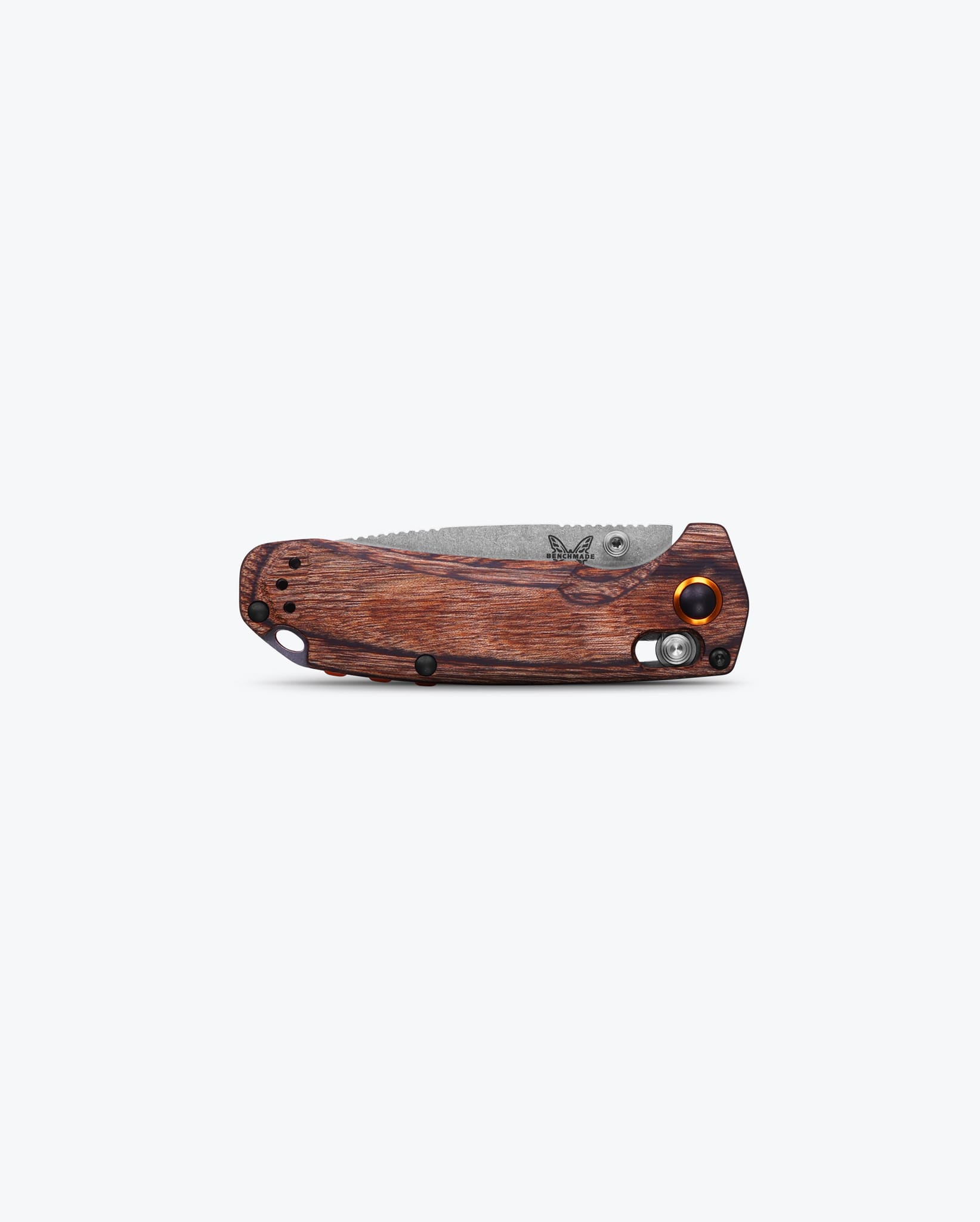Premium North Fork Stabilized Wood Drop Point Knife - Handcrafted Hunting, Camping & Outdoor Survival Tool