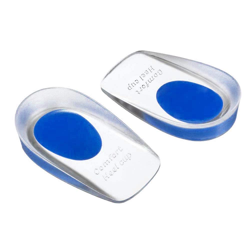 VARiSTY Silicone Gel Heel Pad Socks - Pain Relief for Swollen & Cracked Heels, Moisturizing Foot Care Cream with Ankle Support - Men & Women (BH 1912) - Perfect for Running, Walking & Daily Comfort