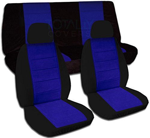 Black and Dark Blue