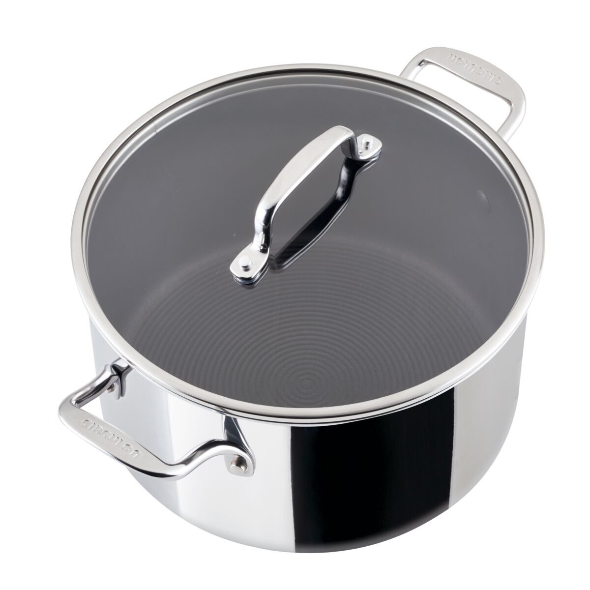 8 Quart ScratchDefense™ C1 Nonstick Stockpot with Lid - Durable Cooking Pot for Soups, Stews & Pasta - Perfect for Home Chefs & Professional Kitchens