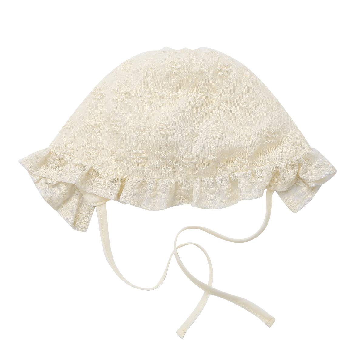 YOOJIA Adjustable Lightweight Baby Sun Hat with Lace - UPF Sun Protection, Breathable Infant Sunbonnet for Outdoor Play, Beach & Summer Activities