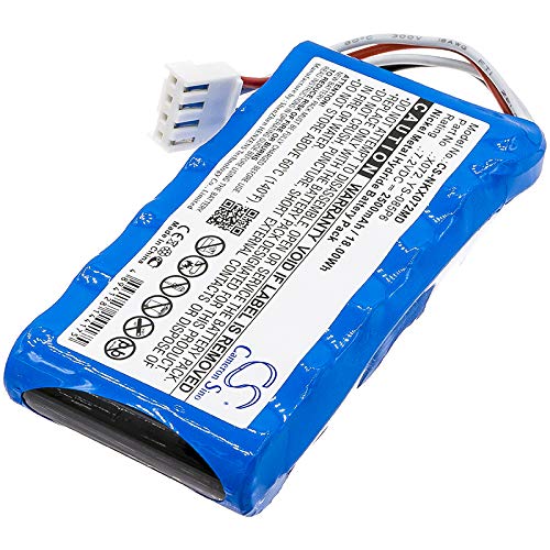 Cameron Sino 2500mAh Battery for Nihon Kohden OLG-2800 OLV-2700 Monitors - Medical Equipment Power Solution