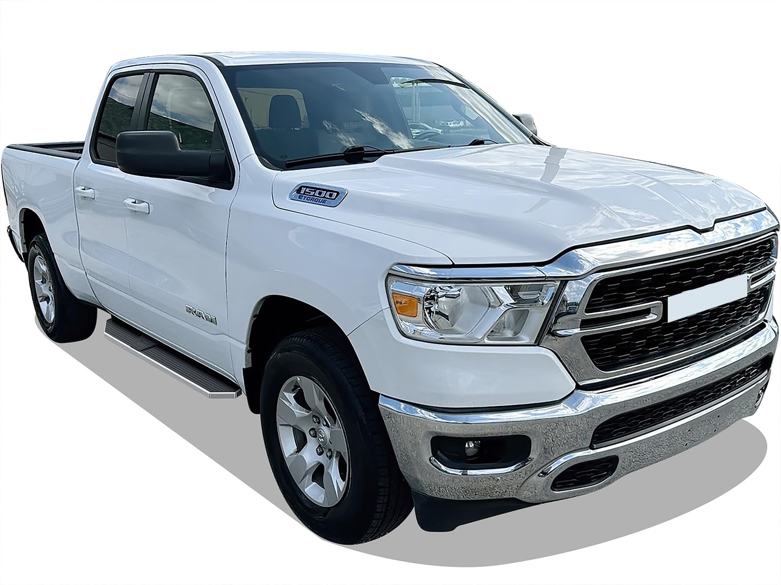Polished Stainless Steel Running Boards for 2019-2025 Ram 1500 Quad Cab (Excludes Classic Models) - 6