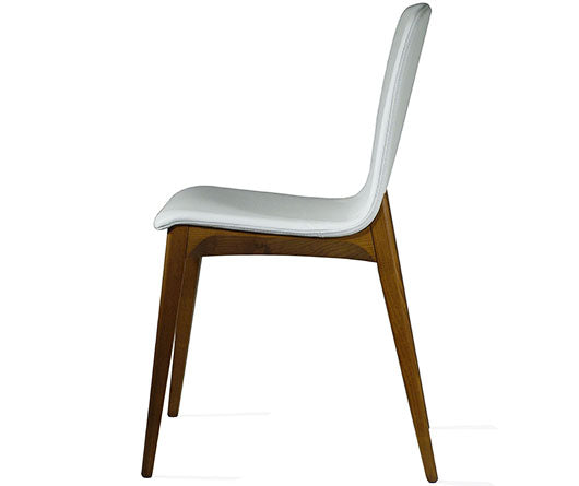 BUSETTO Italian S059 Side Chair - Modern Dining Chair for Kitchen, Restaurant & Office - Handcrafted in Italy
