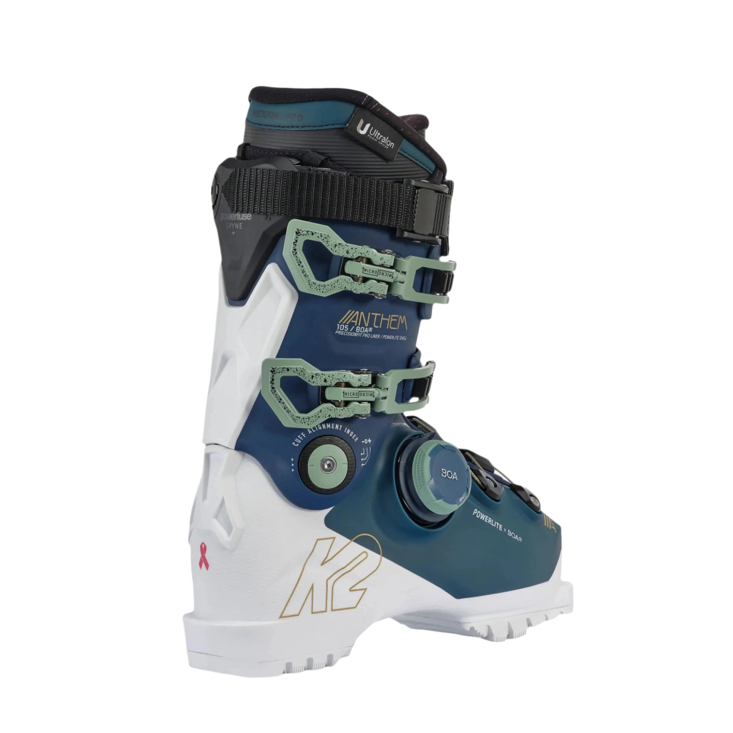 K2 Anthem 105 BOA Ski Boots 2025 - Women's All-Mountain Ski Boots with BOA Closure System for Comfort & Performance | Perfect for Alpine Skiing & Freeriding