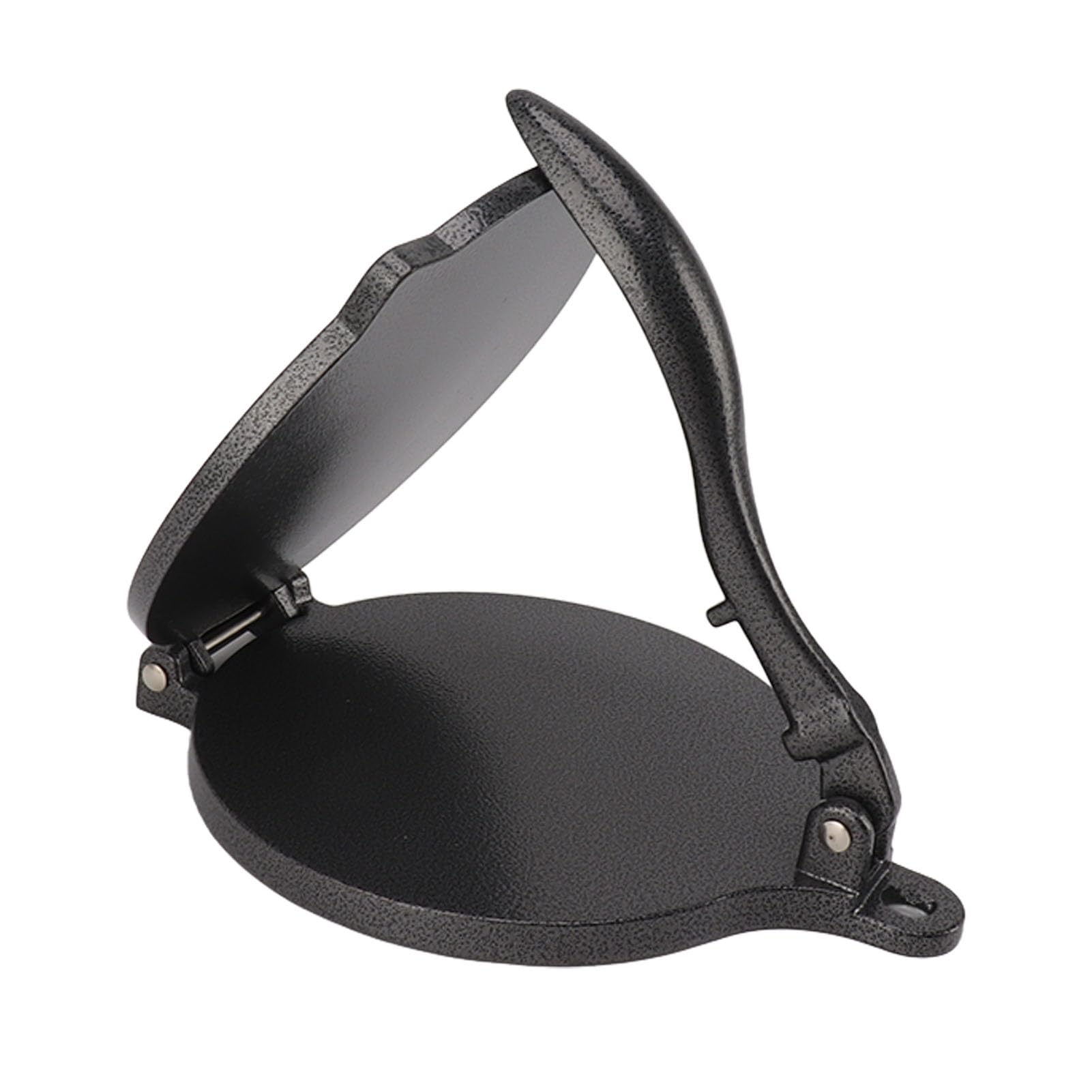 Aluminum Alloy Tortilla Press & Roti Maker - 20cm Durable Home Kitchen Tool for Making Tortillas, Roti, Flatbreads (Black) | Perfect for Mexican, Indian Cuisine & Home Cooking