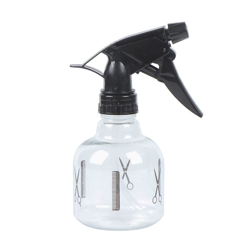 APSAMBR 250ml Plastic Spray Bottle - Hair Styling, Salon, Plant Misting & Flower Watering - Reusable Fine Mist Sprayer for Hairdressing, Gardening & Home Cleaning