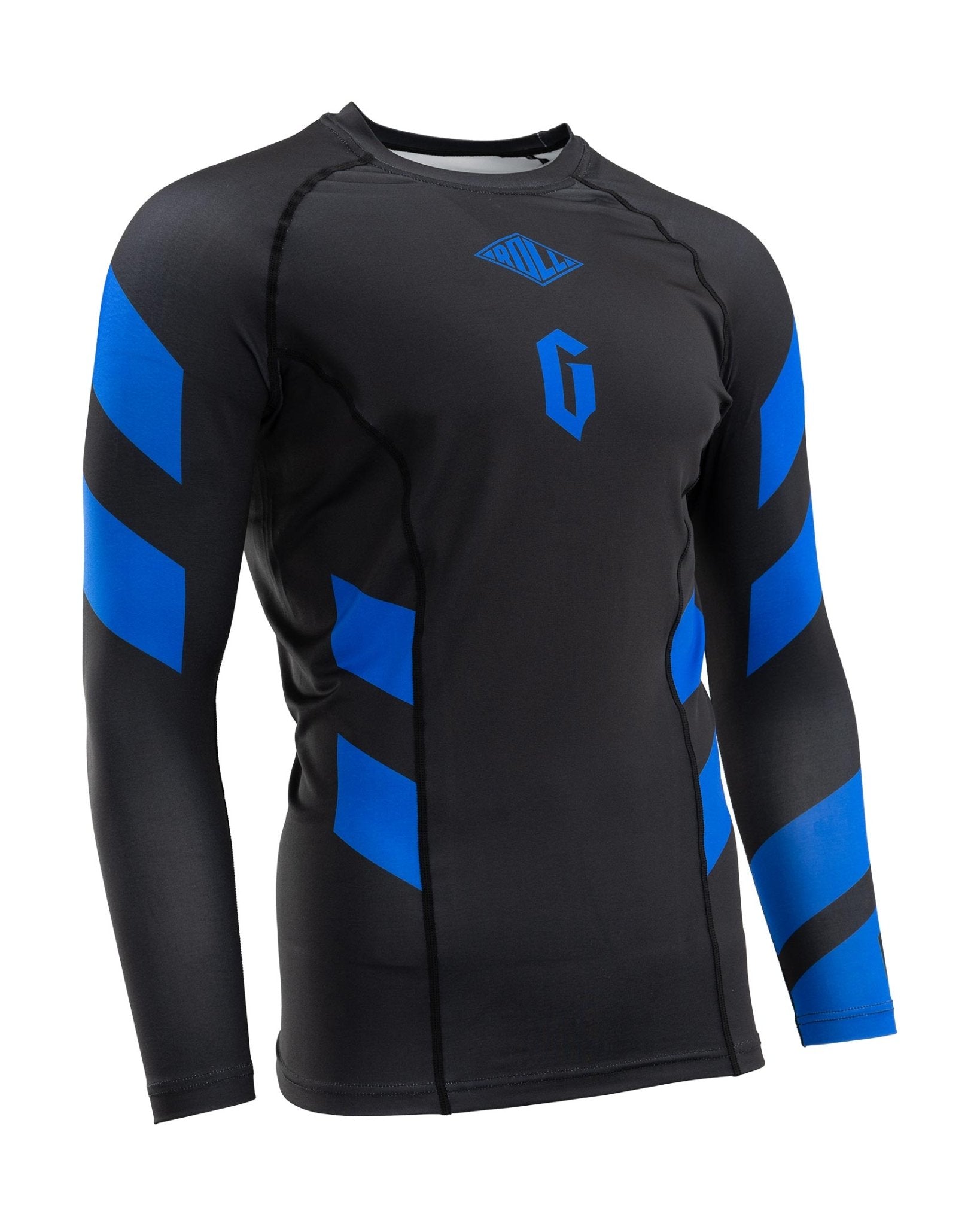 Men's Long Sleeve Pro Ranked Rash Guard - UPF 50+ Sun Protection for Surfing, MMA & Water Sports