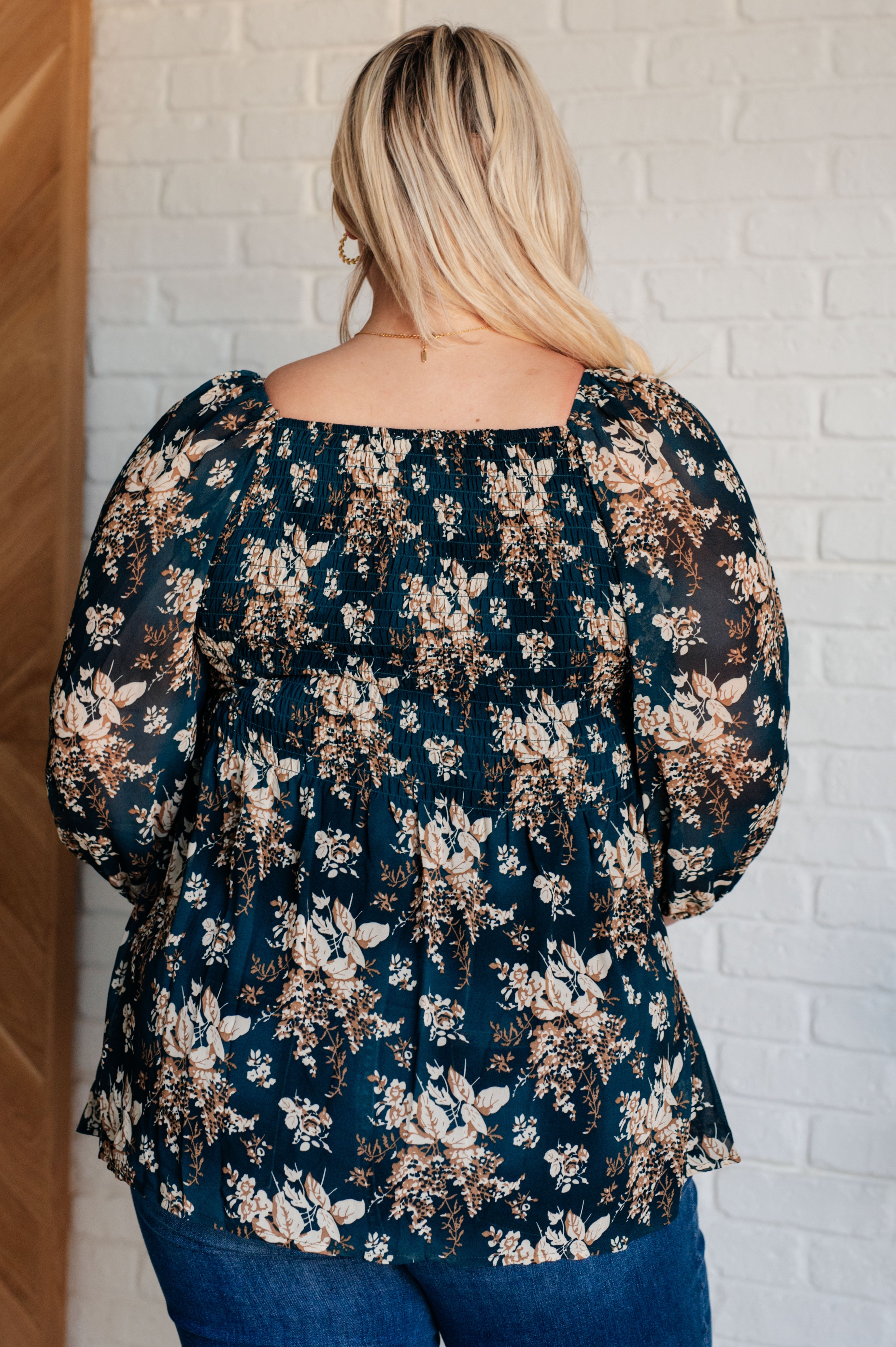 New Beginnings Square Neck Blouse - Women's Elegant Short Sleeve Tops for Work & Casual Wear | Perfect for Office, Date Night & Summer Outfits