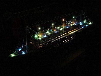 Titanic Wooden Model Cruise Ship 32