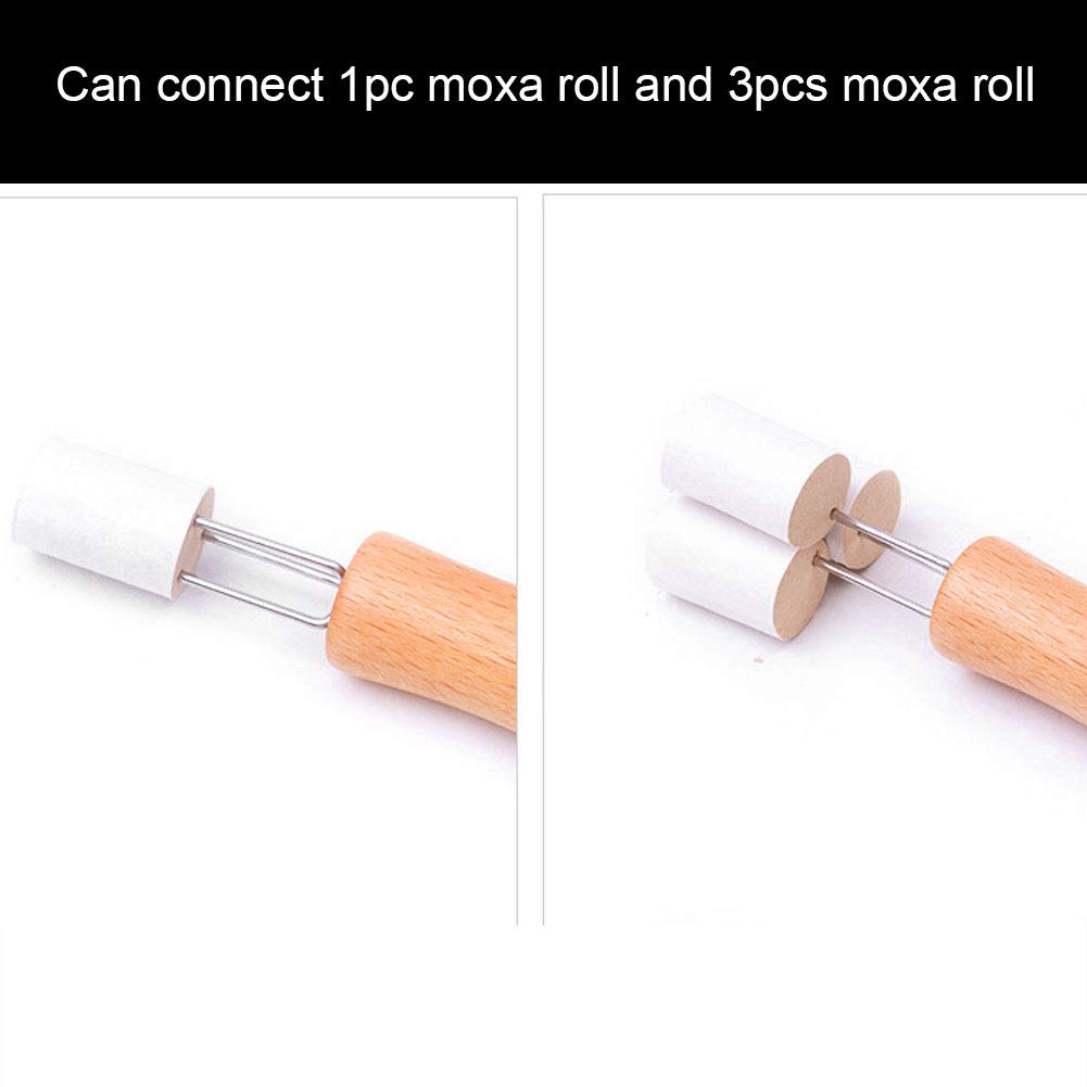 3pcs Roll Extender Tool - Anti-Scald Moxibustion Stick Extender for Acupuncture & Massage Therapy | Safe & Easy-to-Use for Home Wellness and Pain Relief