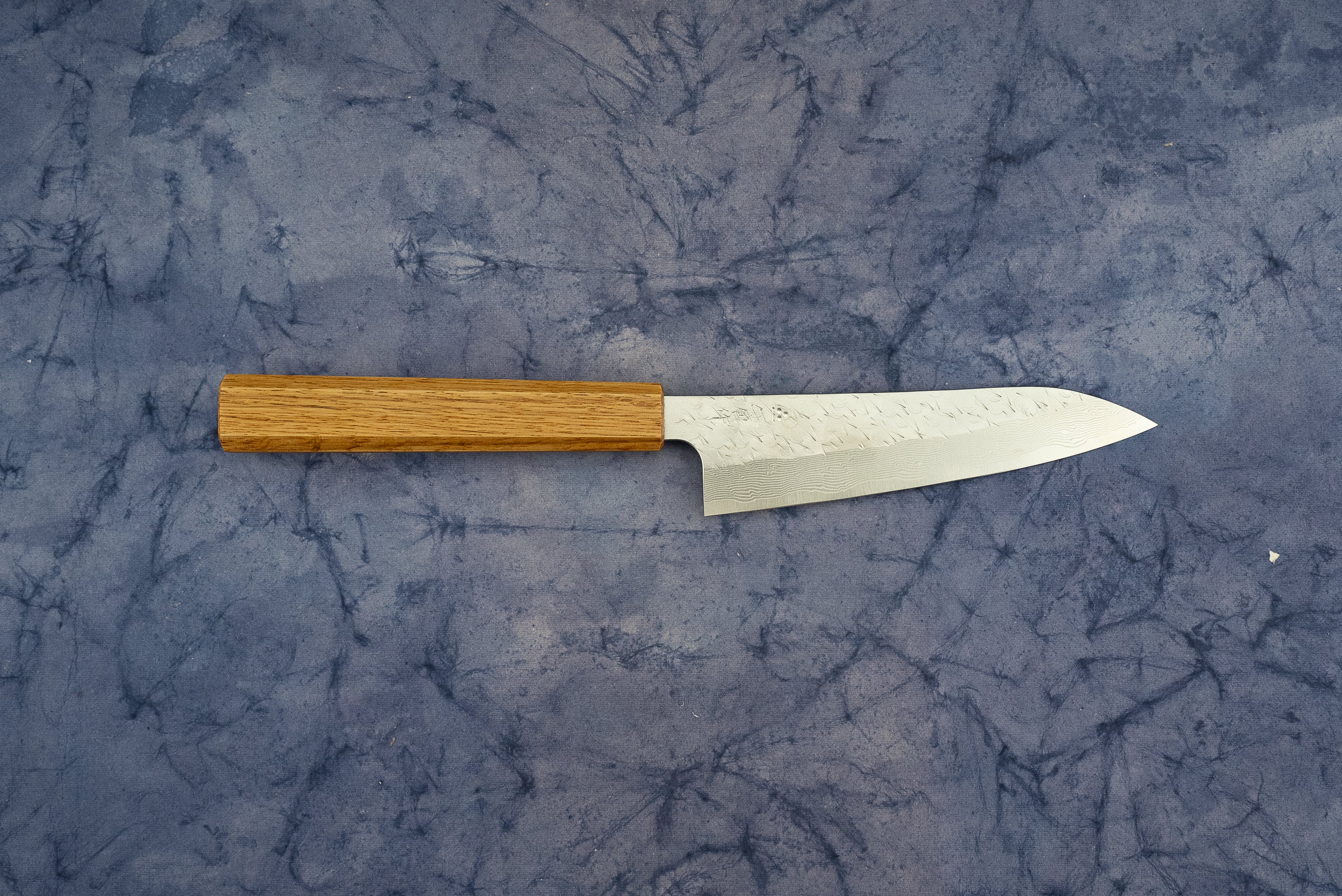 Nigara SPG STRIX Tsuchime Damascus Petty Knife 150mm - Premium Japanese Kitchen Knife for Slicing, Peeling & Precision Cutting - Perfect for Chefs & Home Cooking