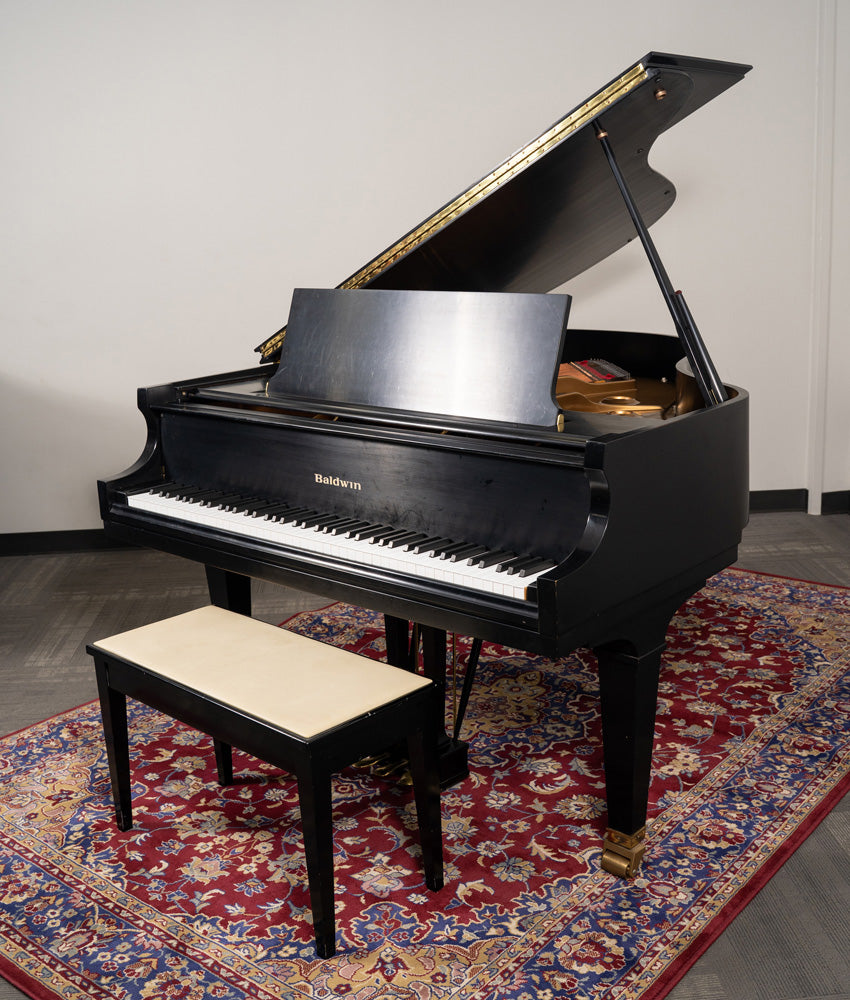 Baldwin 5'8 Model R Grand Piano in Satin Ebony Finish - Premium Upright Piano for Home, Studio & Concert Hall | Perfect for Professional Pianists & Music Lovers