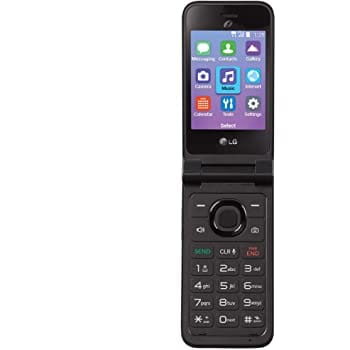 New LG Classic Flip Phone (L125DL) 8GB TracFone CDMA Prepaid Cell Phone - Perfect for Seniors & Emergency Use
