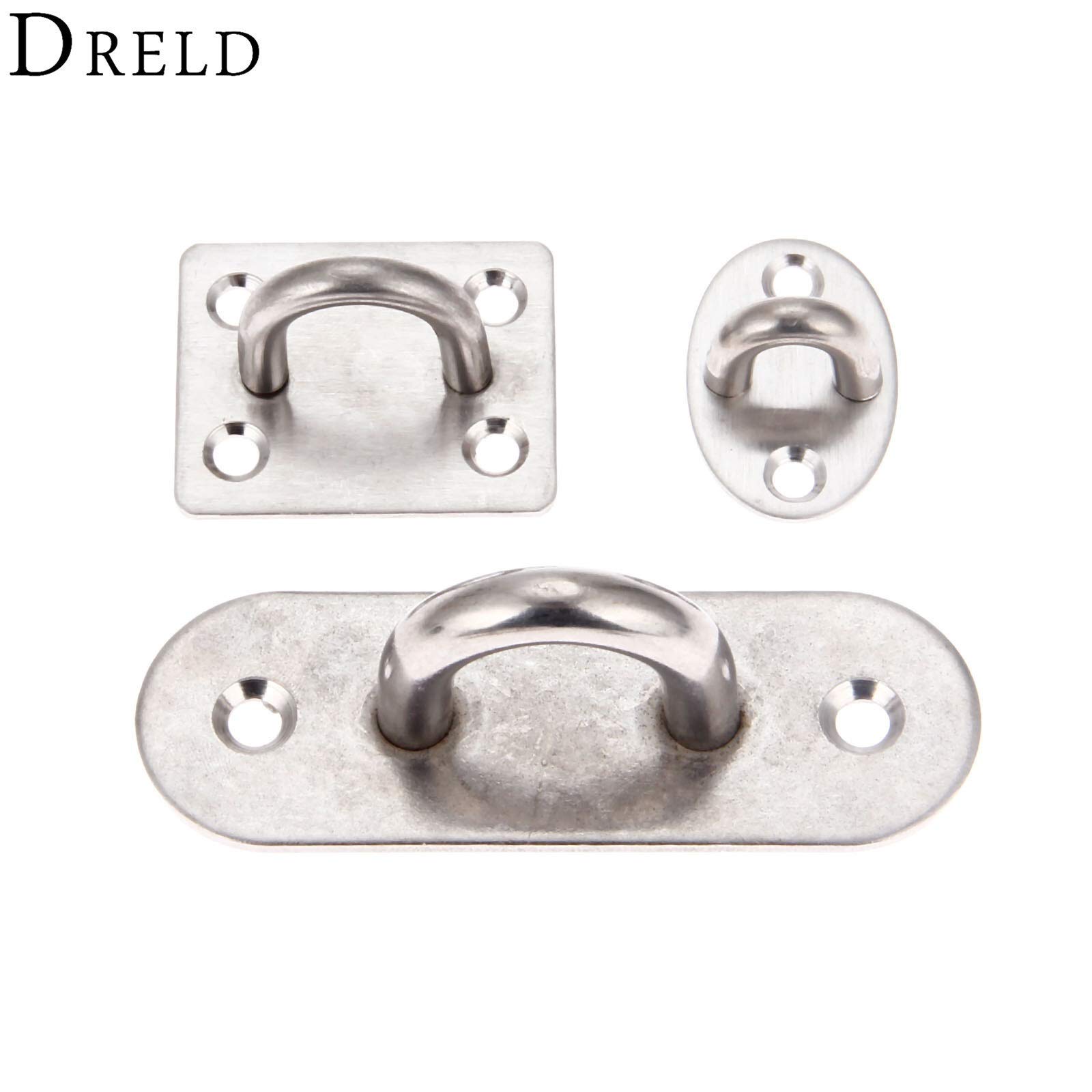 1Pc Stainless Steel U-Shaped Ceiling Mount Hook - Heavy Duty Base for Ceiling Fans, Hammocks, Leisure Sofas, Sandbags & Rings - 100 x 33mm (DUO ER) - Perfect for Home Gym, Patio, Garage & Outdoor Use