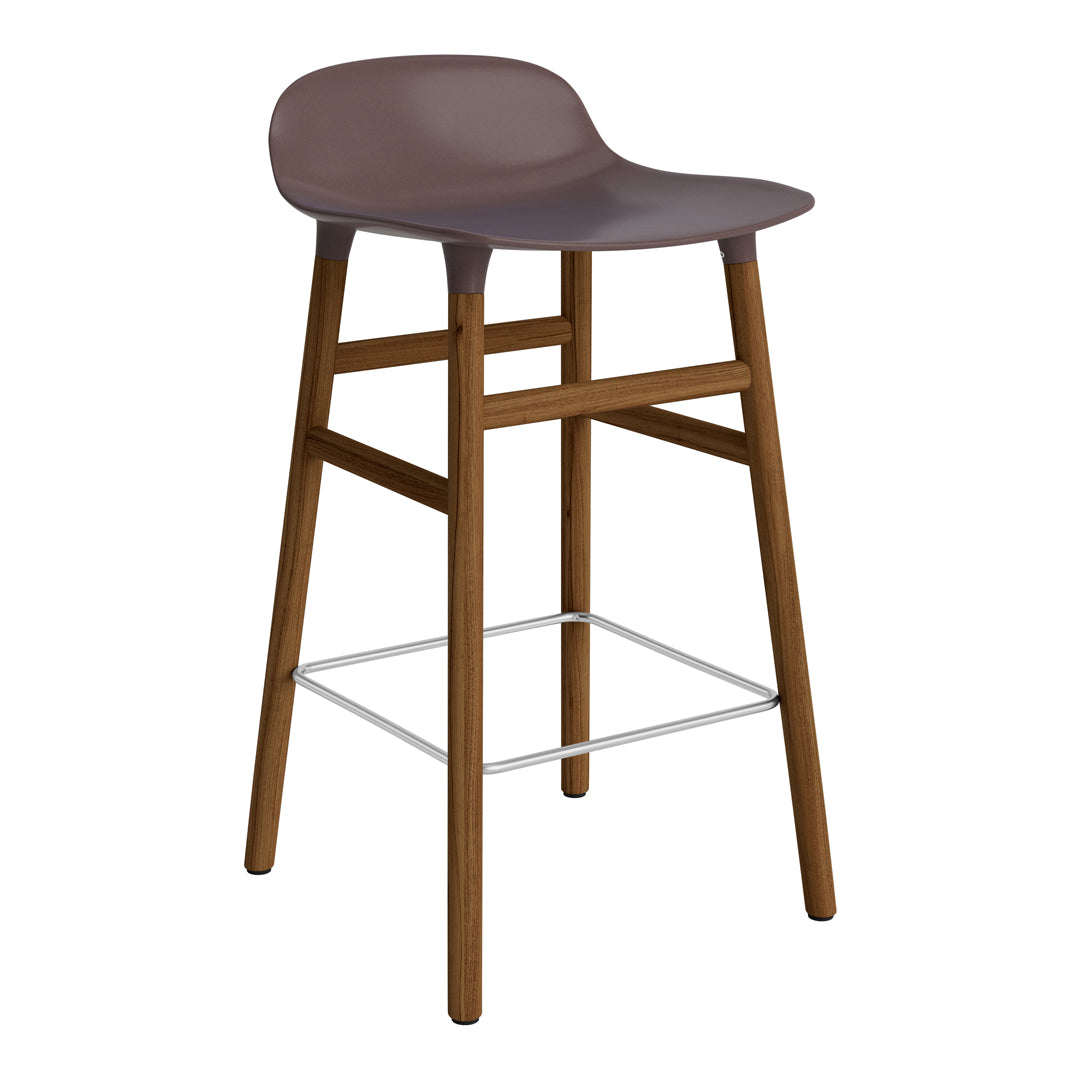 Modern Wooden Counter Stool with Sturdy Wood Legs - Perfect for Kitchen Islands, Bars, and Breakfast Nooks