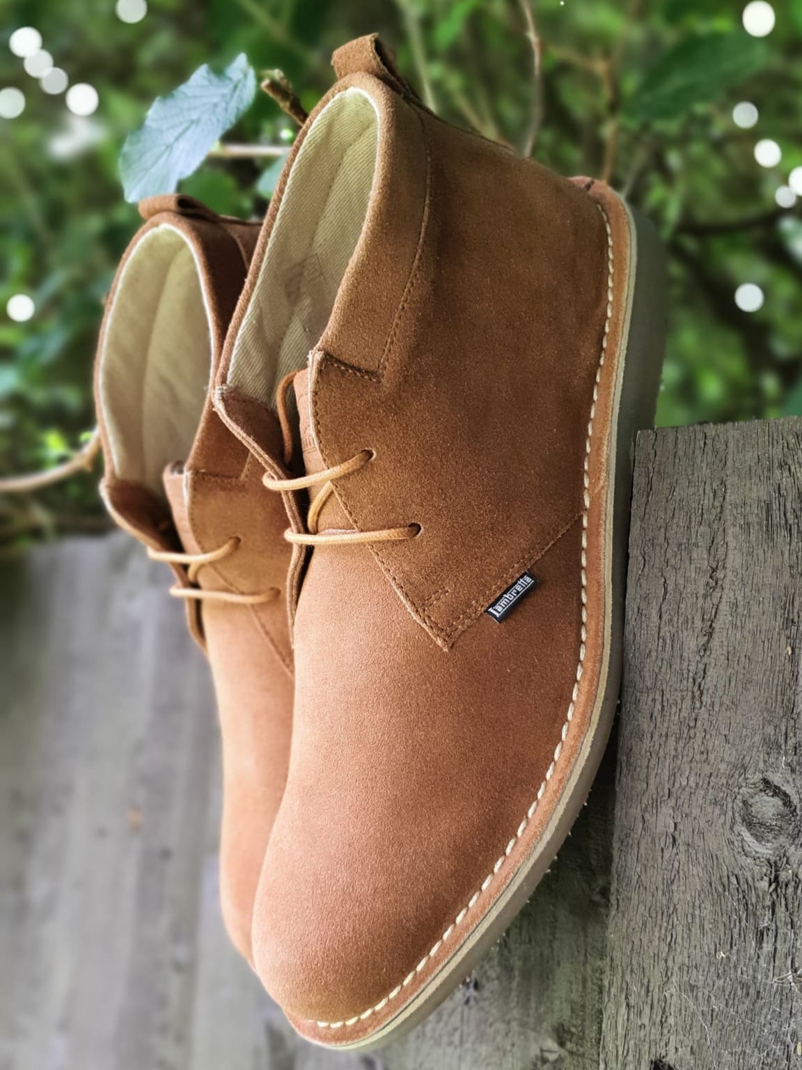 Lambretta Camden Tan Men's Desert Boots - Comfortable & Stylish Casual Shoes for Men | Perfect for Outdoor Adventures, Travel & Everyday Wear