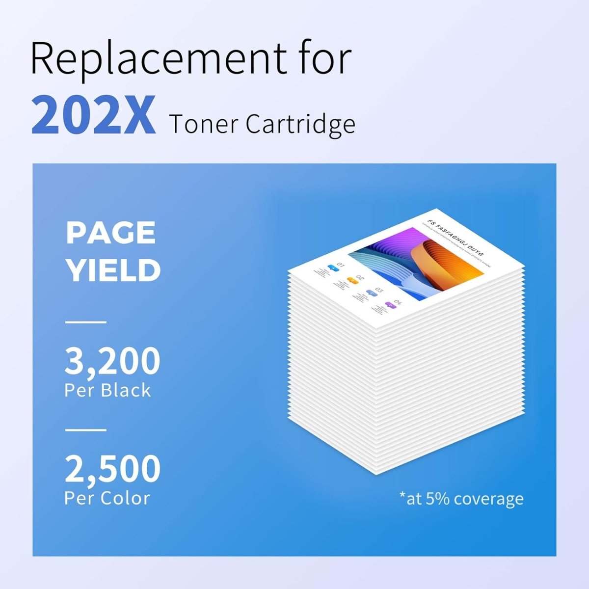 CF503X Compatible HP 202X Magenta Toner Cartridge - High-Quality Replacement for HP Printers | Perfect for Office Documents & Home Printing
