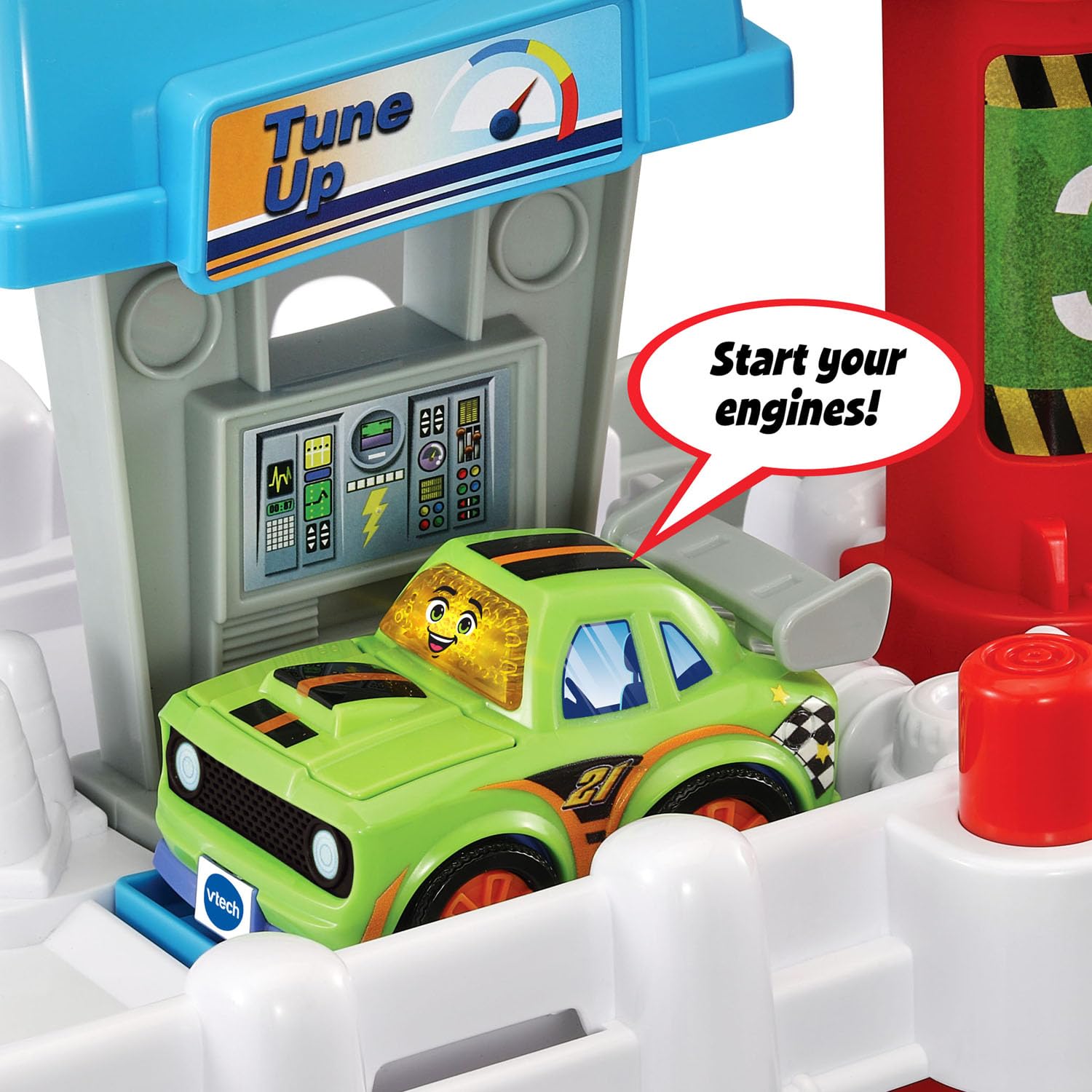 VTech Go! Go! Smart Wheels Interactive Toy Garage for Kids - Educational Playset with Lights & Sounds - Perfect for Preschool Learning & Pretend Play at Home or Daycare