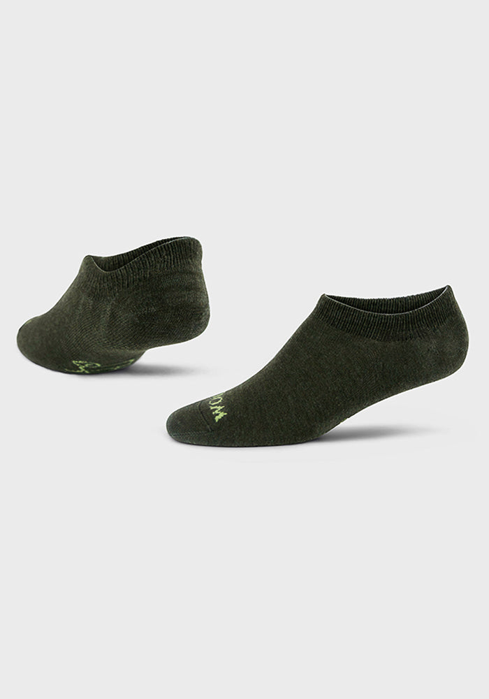 Breathable Daisy Ped Socks - Leafy Green Pattern for Women | Comfortable & Stylish Non-Slip Socks | Perfect for Yoga, Pilates, and Home Wear