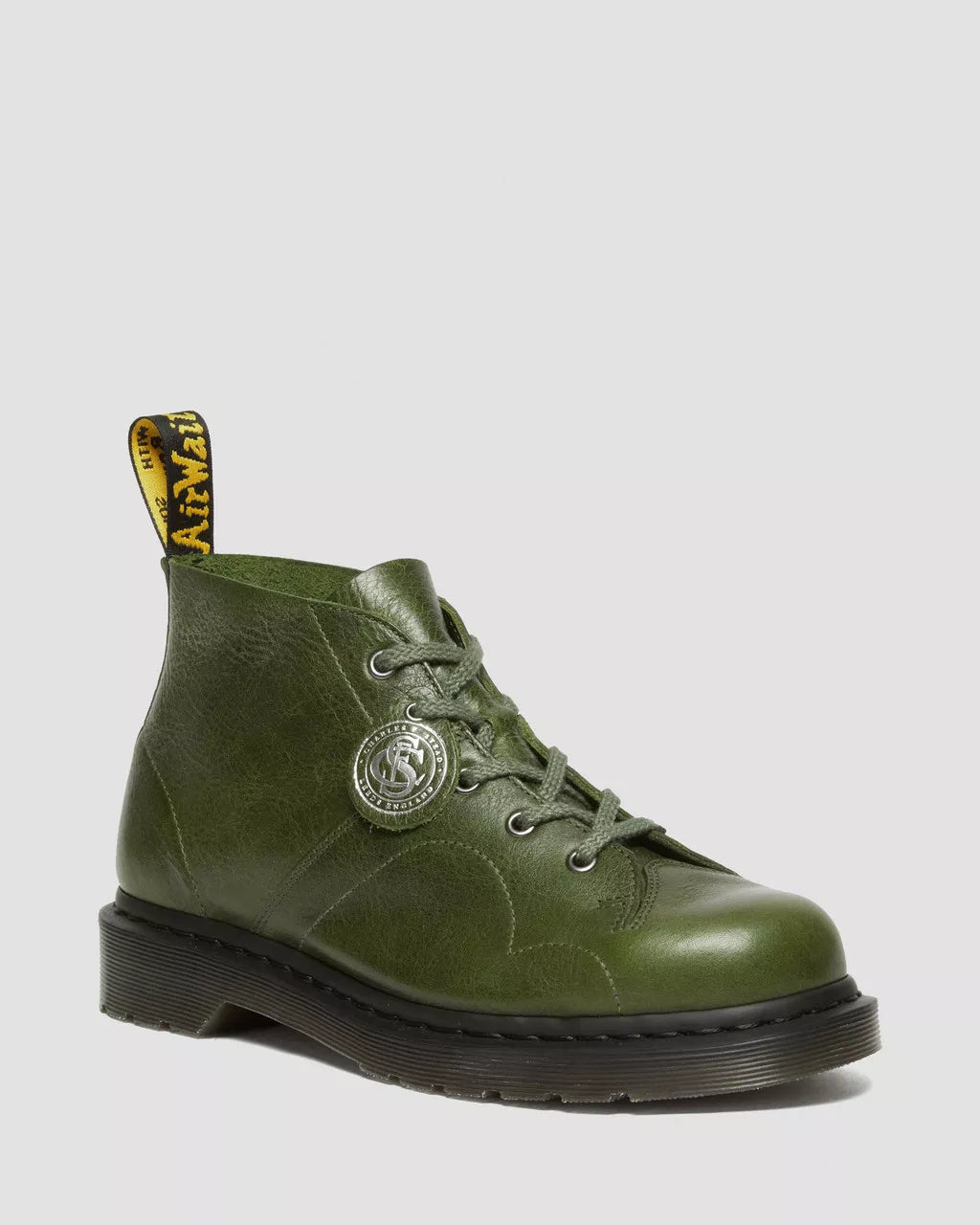 Buckingham Leather Monkey Boots for Men - Stylish & Durable Church Shoes for Casual & Outdoor Wear