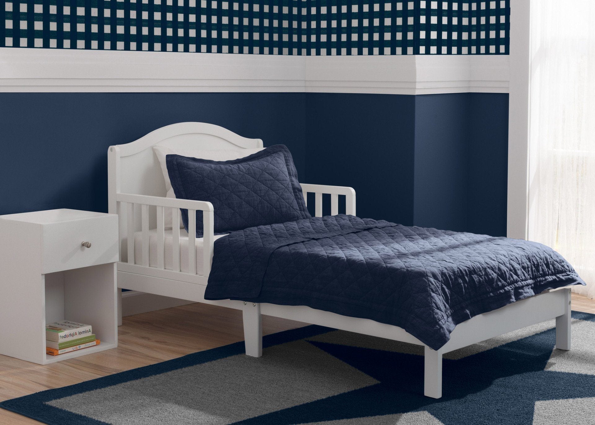 Baker Toddler Bed - Safe & Comfortable Kids Bed for Boys & Girls | Perfect for Nursery, Daycare, or First Big Kid Room Transition