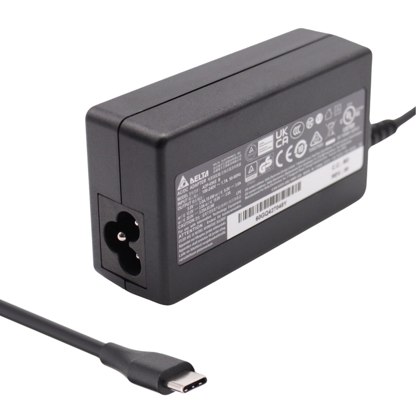 Original Title: Wikiparts* New 65W Type C Delta Ac Adapter Replacement For HP PAVILION X2 10-N182NG, 10-N182NO, 10-N183NG, 10-N202NA 10-N205NA Laptop Power Supply USB-C Charger With UK Power Cord    Optimized Title: **65W USB-C Laptop Charger for HP Pavilion X2 - Compatible with 10-N182NG, 10-N182NO, 10-N183NG, 10-N202NA, 10-N205NA - Delta AC Adapter with UK Power Cord - Fast Charging for Work & Travel**