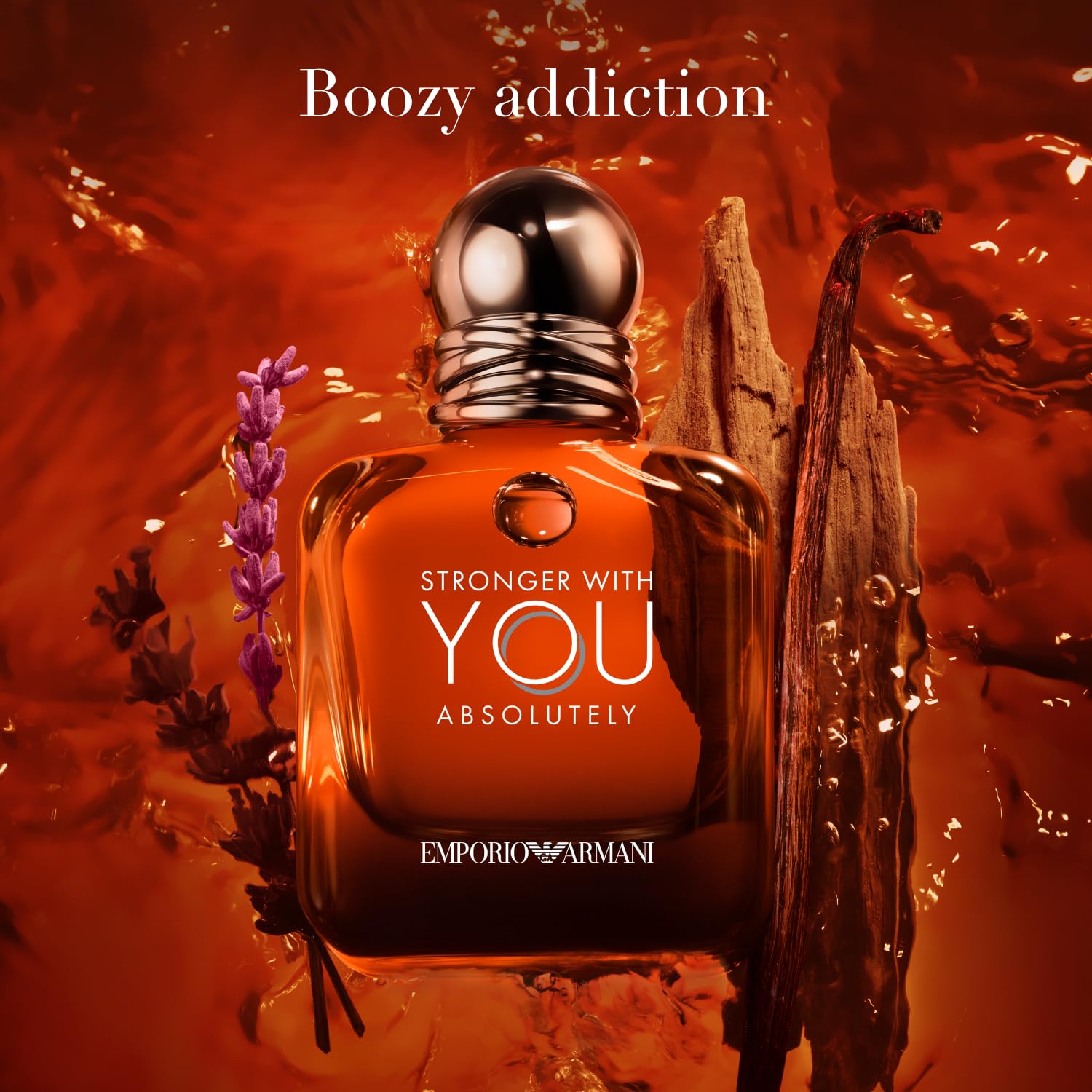 Armani Stronger With You Absolutely Men's Cologne - Spicy Ambery Gourmand Fragrance with Rum, Cedarwood, Lavender & Vanilla Notes | Long-Lasting Perfume for Date Night, Special Occasions & Gifting