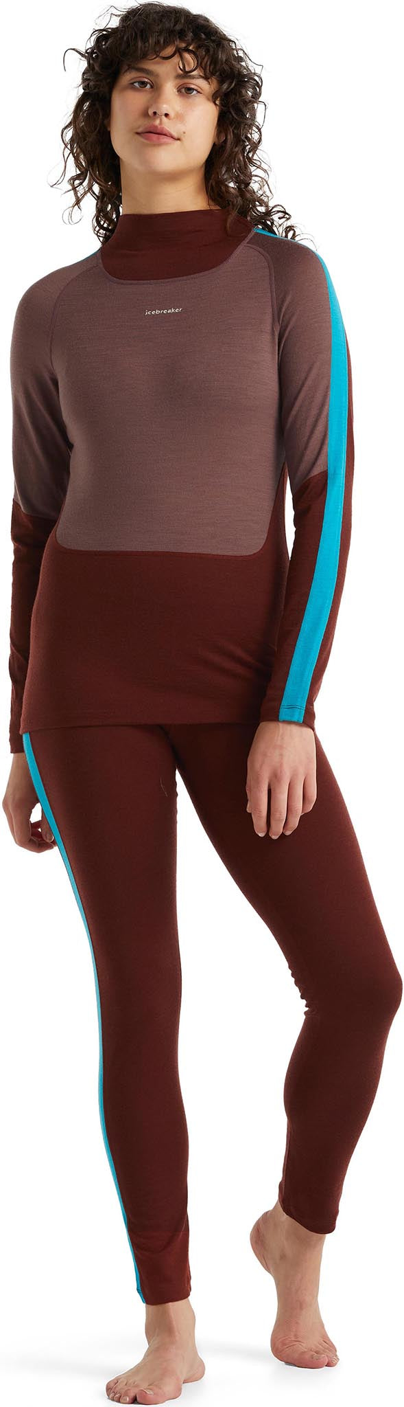200 Sonebula Women's Long Sleeve Crew Neck Base Layer Top - Thermal Underwear for Winter, Hiking & Outdoor Activities