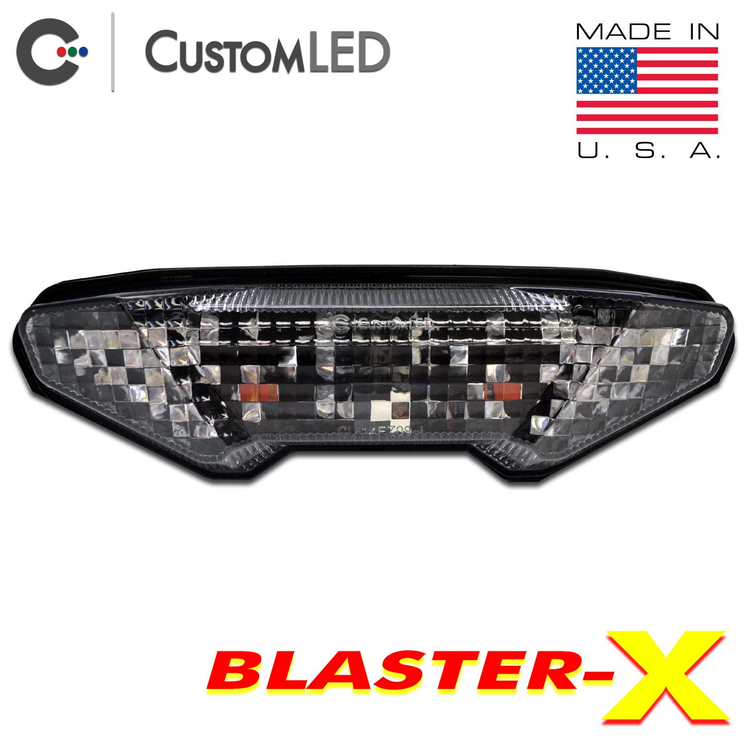 Blaster-X Integrated LED Tail Light for 2019-2020 Yamaha Tracer 900 & 900 GT (Clear Lens) - High Visibility Brake Light for Motorcycle Safety & Night Riding