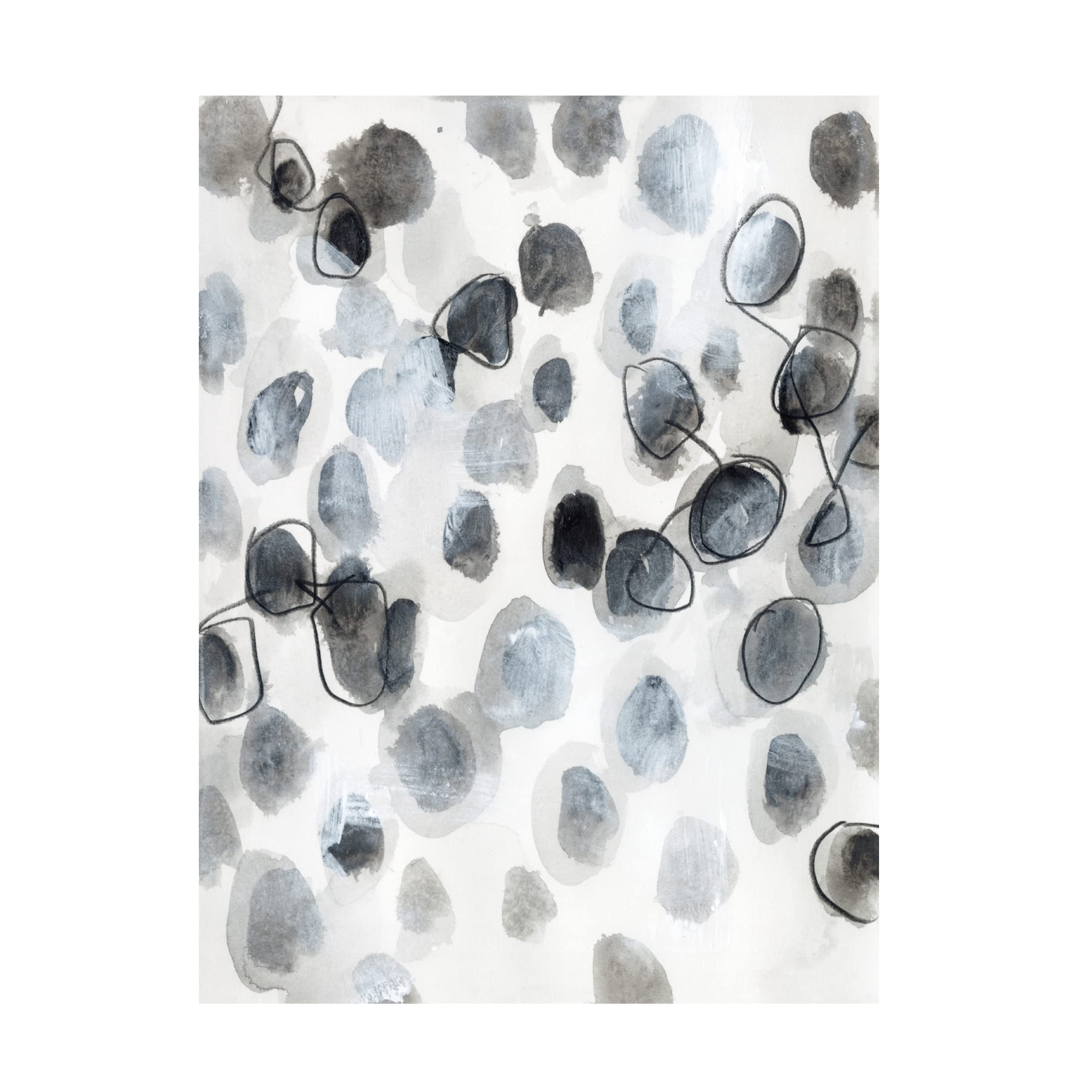 Trademark Fine Art 'Encompass I' Canvas Wall Art by June Erica Vess - Modern Abstract Painting for Living Room, Bedroom & Office Decor