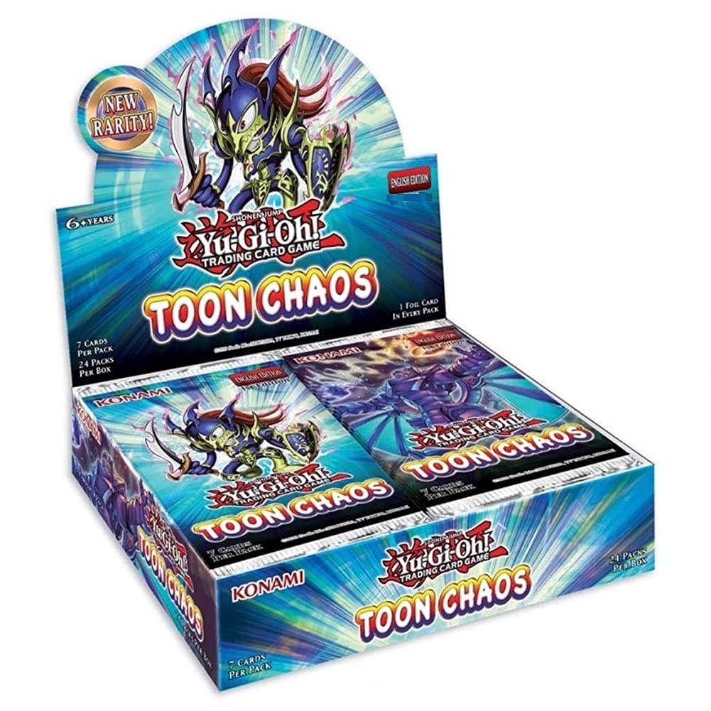 Toon Chaos Unlimited Edition Booster Box - 36 Packs Trading Cards for Yu-Gi-Oh! Collectors & Players - Perfect for Tournaments, Gifts & Card Battles