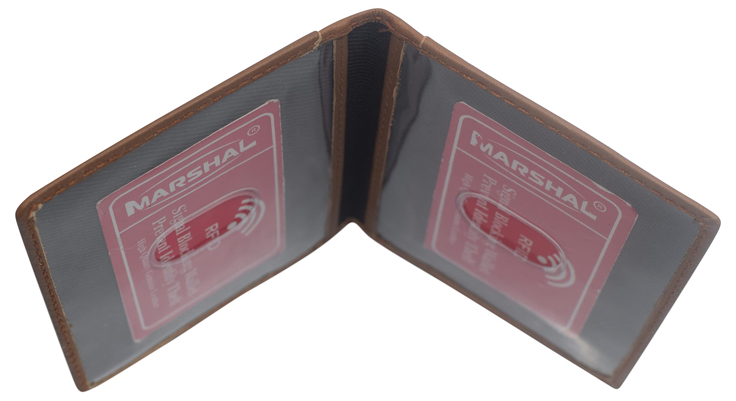RFID Blocking Genuine Leather Vaccine Card Holder & Passport Cover - Travel Organizer for Vaccination Records (Tan) | Perfect for Airports, Doctor Visits & International Travel