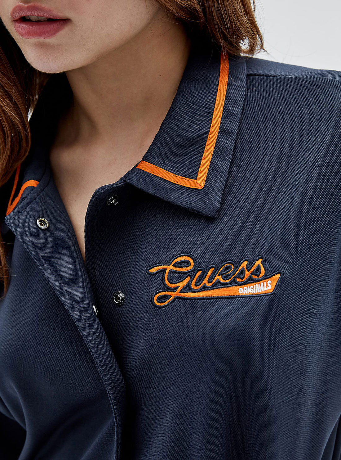 Guess Originals Navy Virsa Track Shirt - Men's Casual Short Sleeve Tee for Streetwear & Everyday Wear