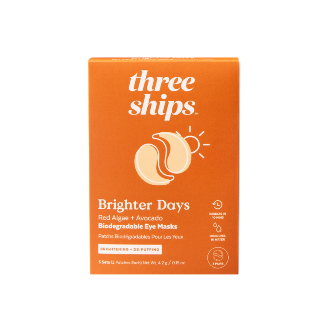 Brighter Days Eye Mask Trio Kit - Soothing Under Eye Patches for Dark Circles & Puffiness - Perfect for Travel, Work, and Nighttime Skincare Routine