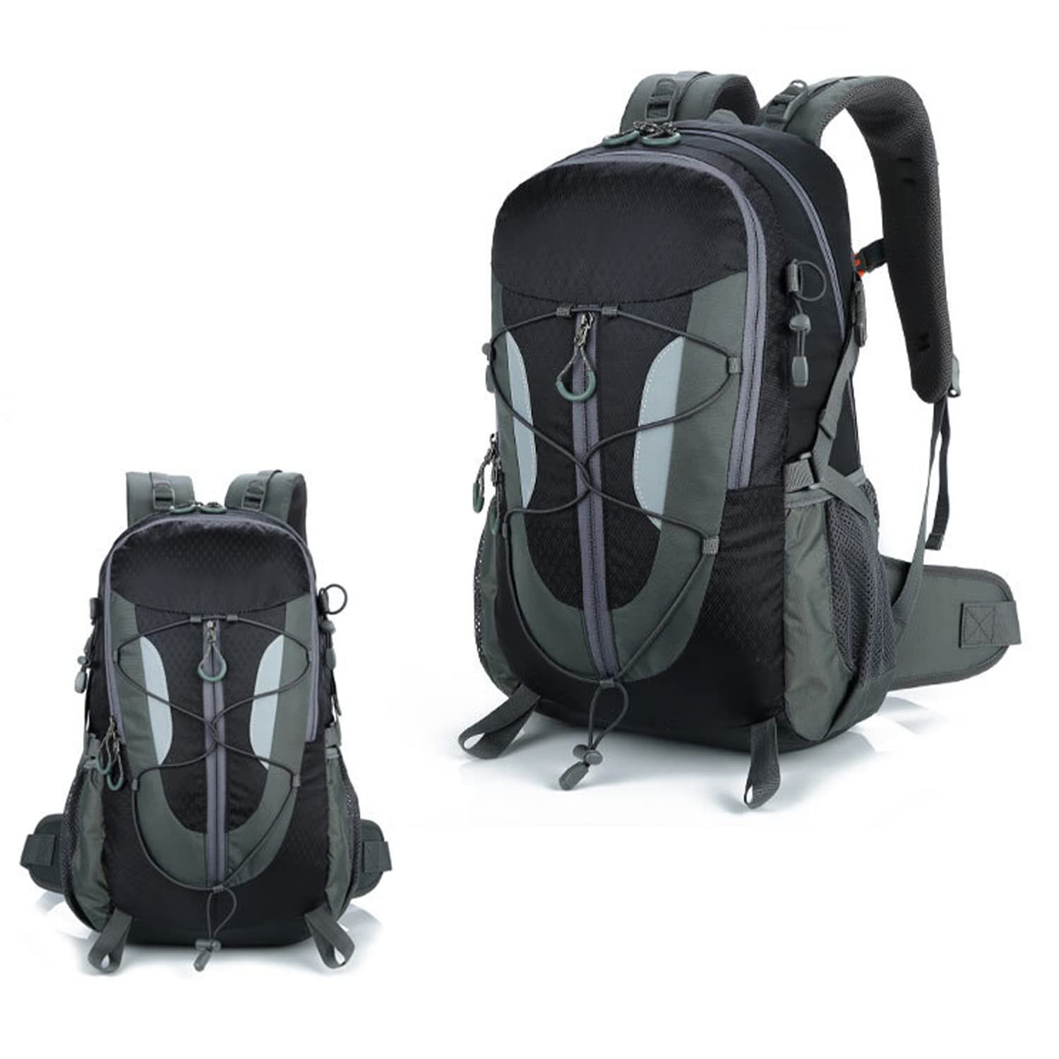 30L Ultra Light Waterproof Hiking Backpack - Multifunctional Camping Backpack for Outdoor Sports & Travel - Durable & Comfortable Design (Black) | Perfect for Hiking, Camping, Backpacking & Daily Commute