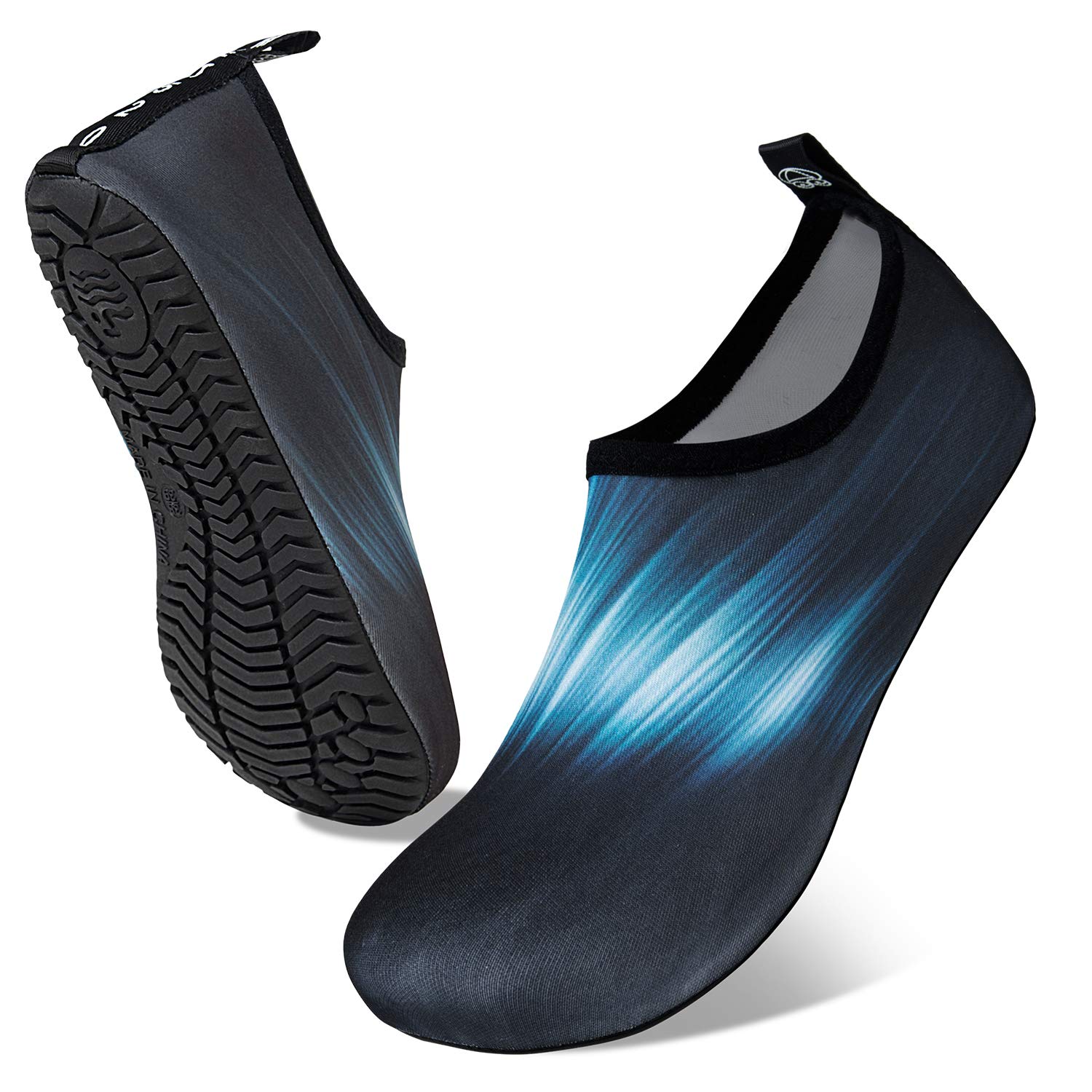 Men's & Women's Quick-Dry Water Shoes - Barefoot Beach Pool Shoes for Surfing, Swimming & Water Sports | Aqua Yoga Socks for Yoga, Pilates & Water Aerobics