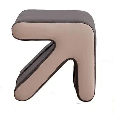 Luxury Arrow Small Minimalist Stool - Modern Accent Seat for Bedroom, Living Room & Office Decor | Compact Home Furniture for Small Spaces